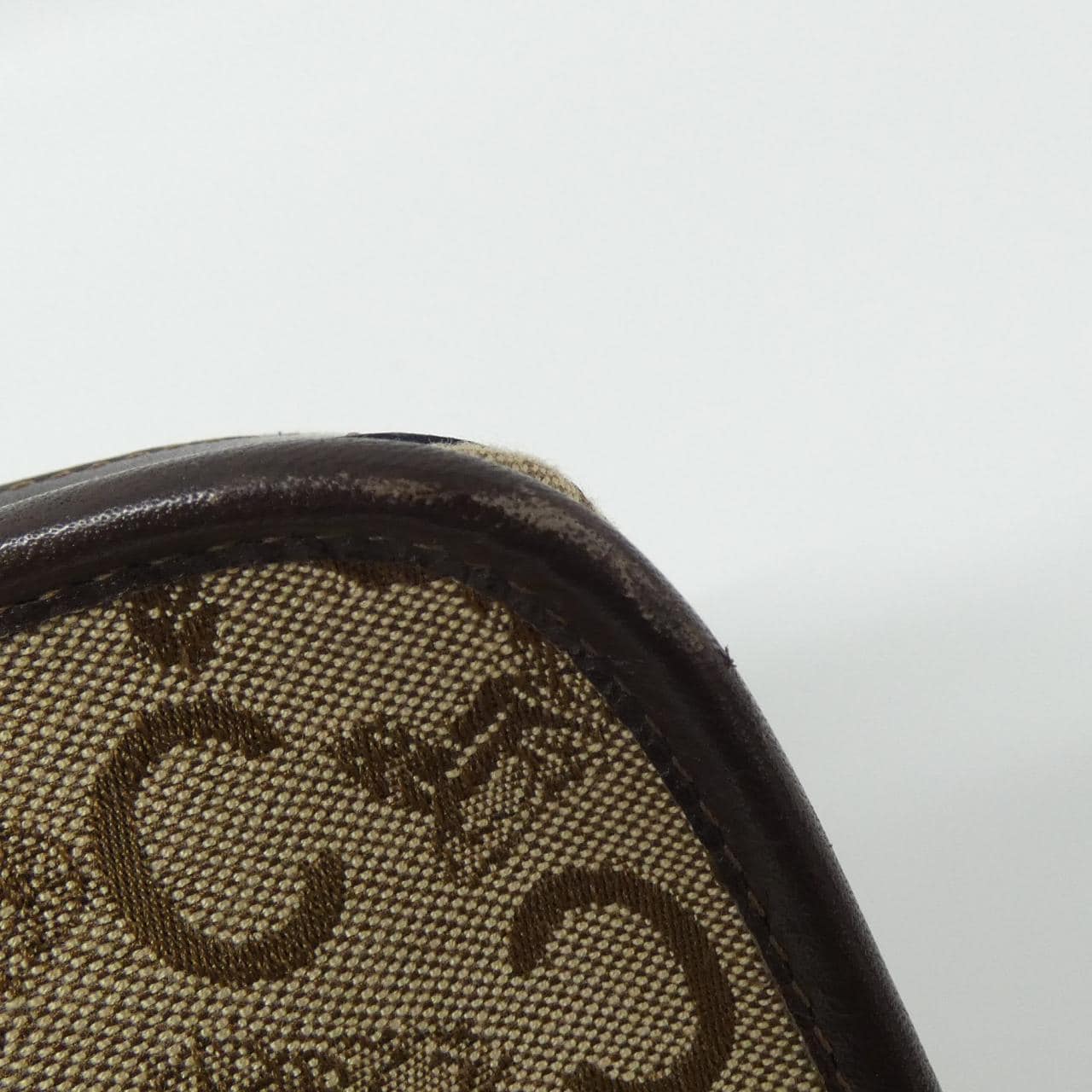 CELINE Shoulder Bag Canvas 米色 帆布 中古品B - 縮圖 3