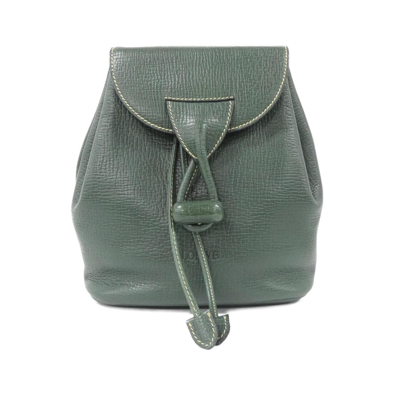 LOEWE Backpack Leather Green