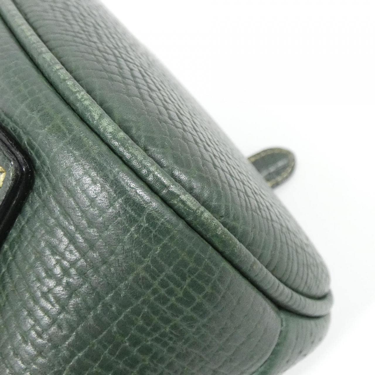 LOEWE Backpack Leather Green Leather - Thumbnail 3