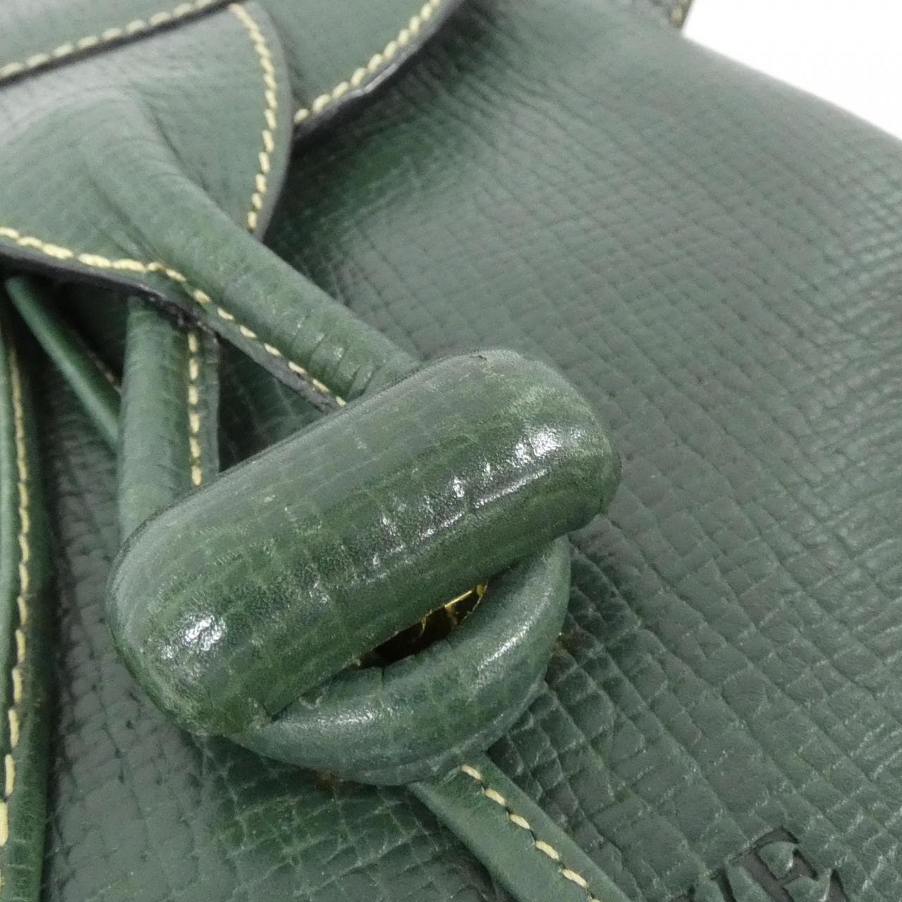 LOEWE Backpack Leather Green Leather - Thumbnail 6