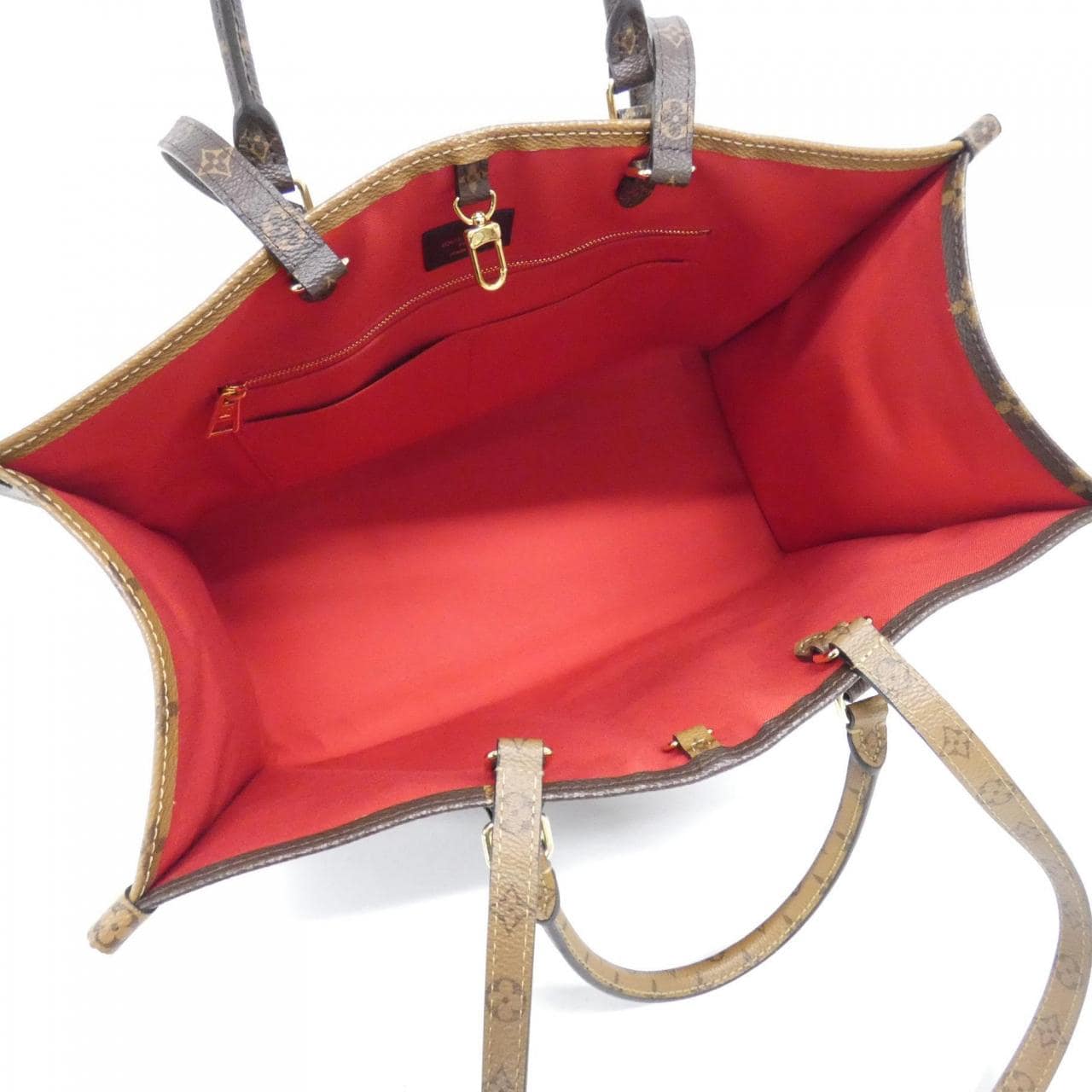 LOUIS VUITTON OnTheGo M44576 Bag Monogram 黑色 Monogram 中古品A - 縮圖 5