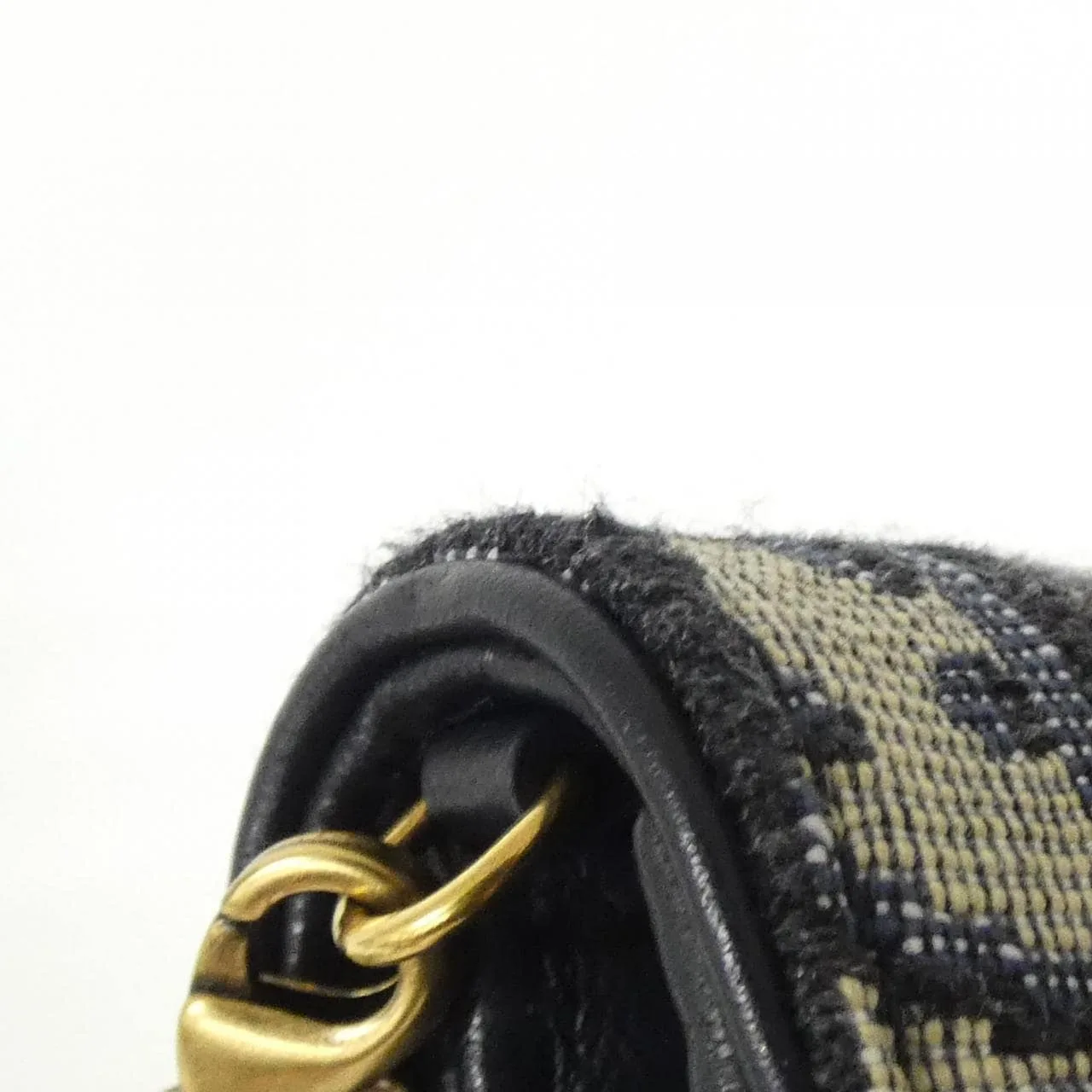 DIOR Saddle S5614CTZQ Wallet Canvas Black Canvas Rank A - Thumbnail 4