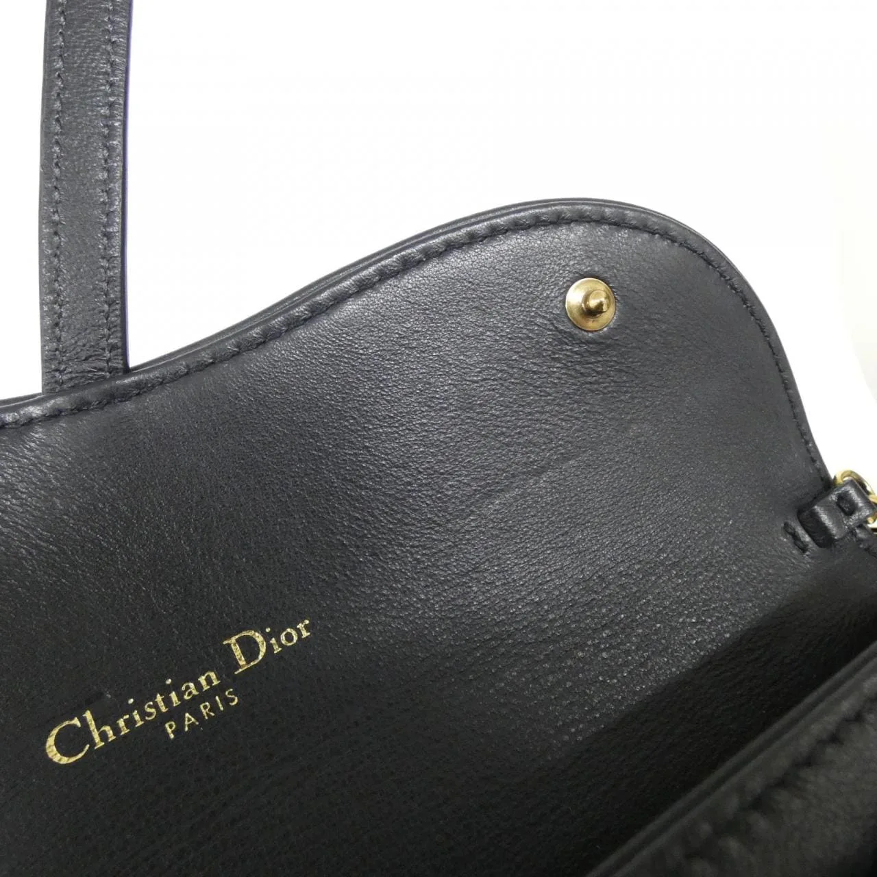 DIOR Saddle S5614CTZQ Wallet Canvas Black Canvas Rank A - Thumbnail 10