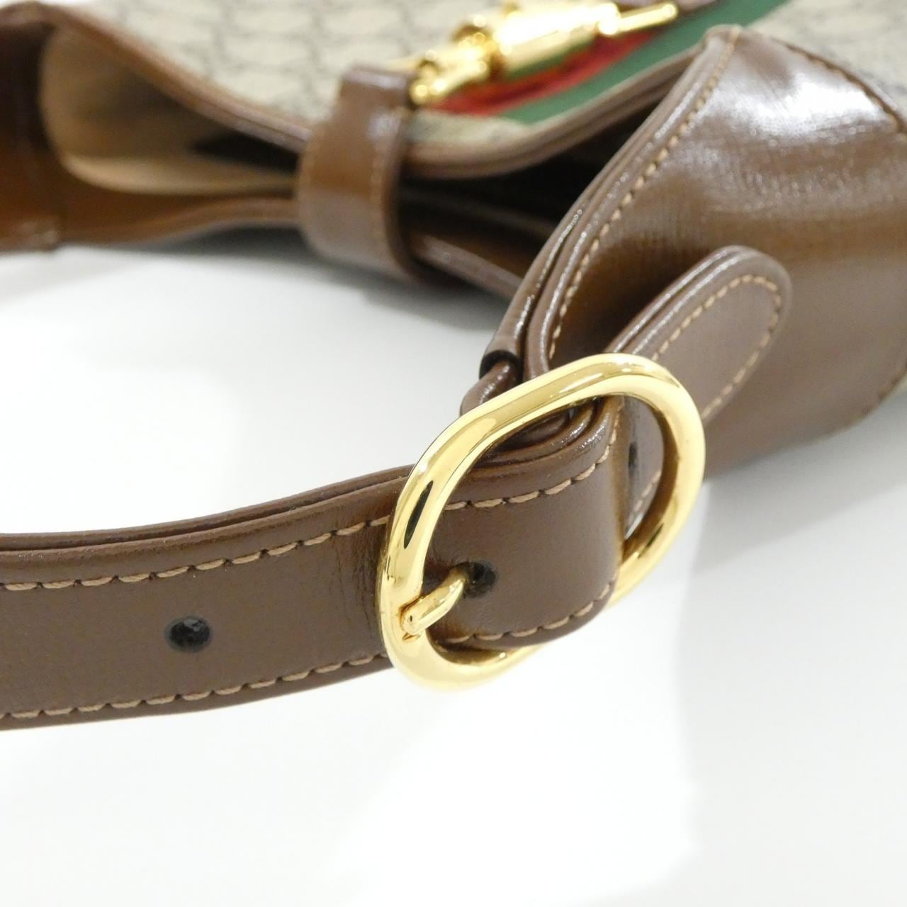 GUCCI Jackie 636706 HUHHG Shoulder Bag Canvas Black Canvas - Thumbnail 5