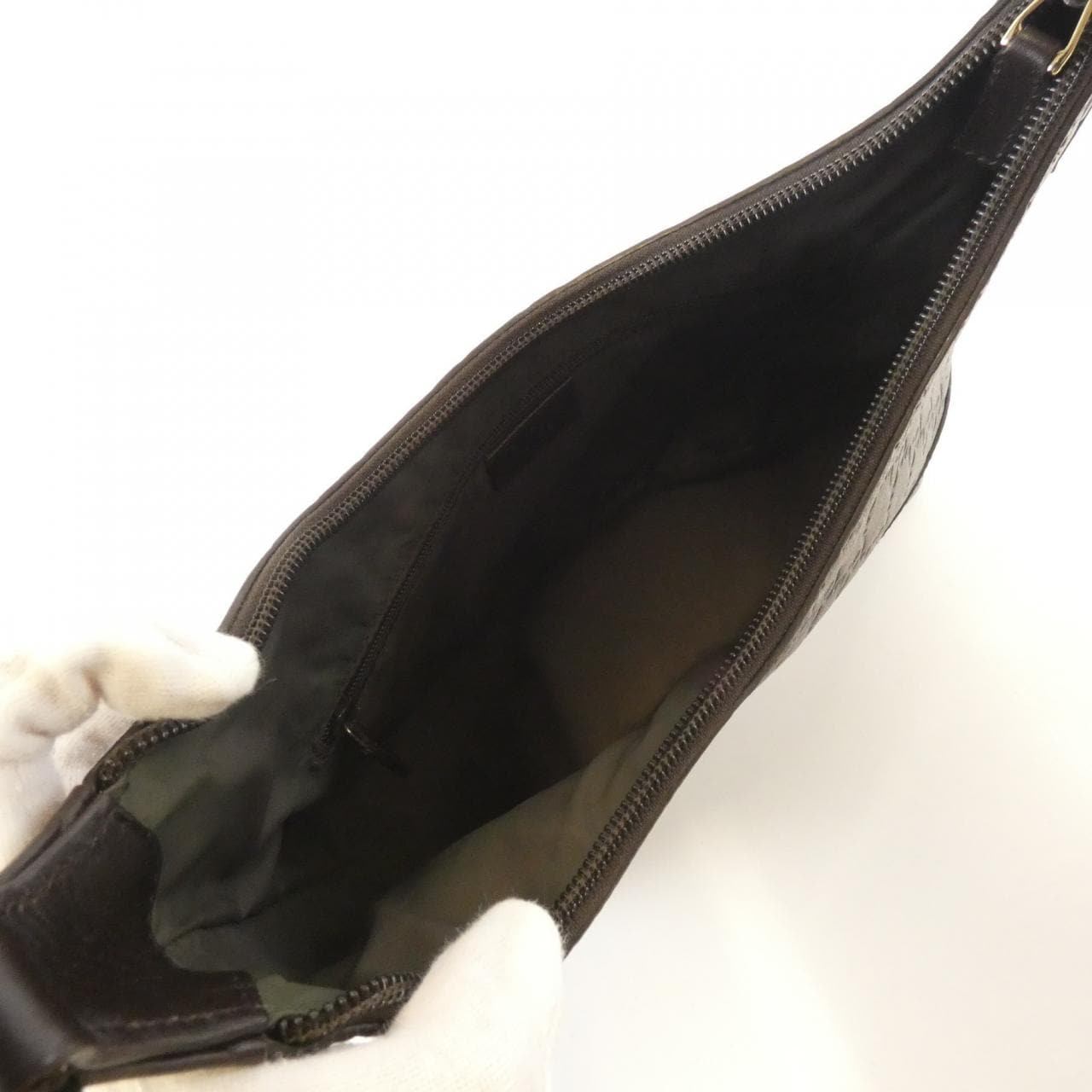 GUCCI 240020 Shoulder Bag Leather 黑色 皮革 中古品A - 縮圖 7