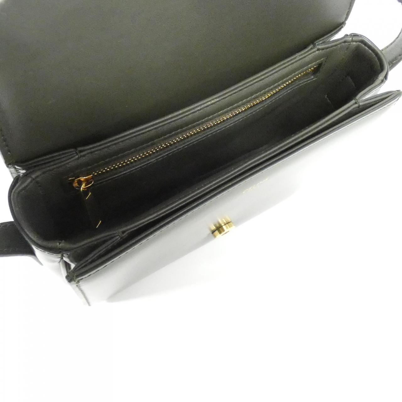 CELINE Triomphe 199233BF4 Shoulder Bag Black - Thumbnail 9