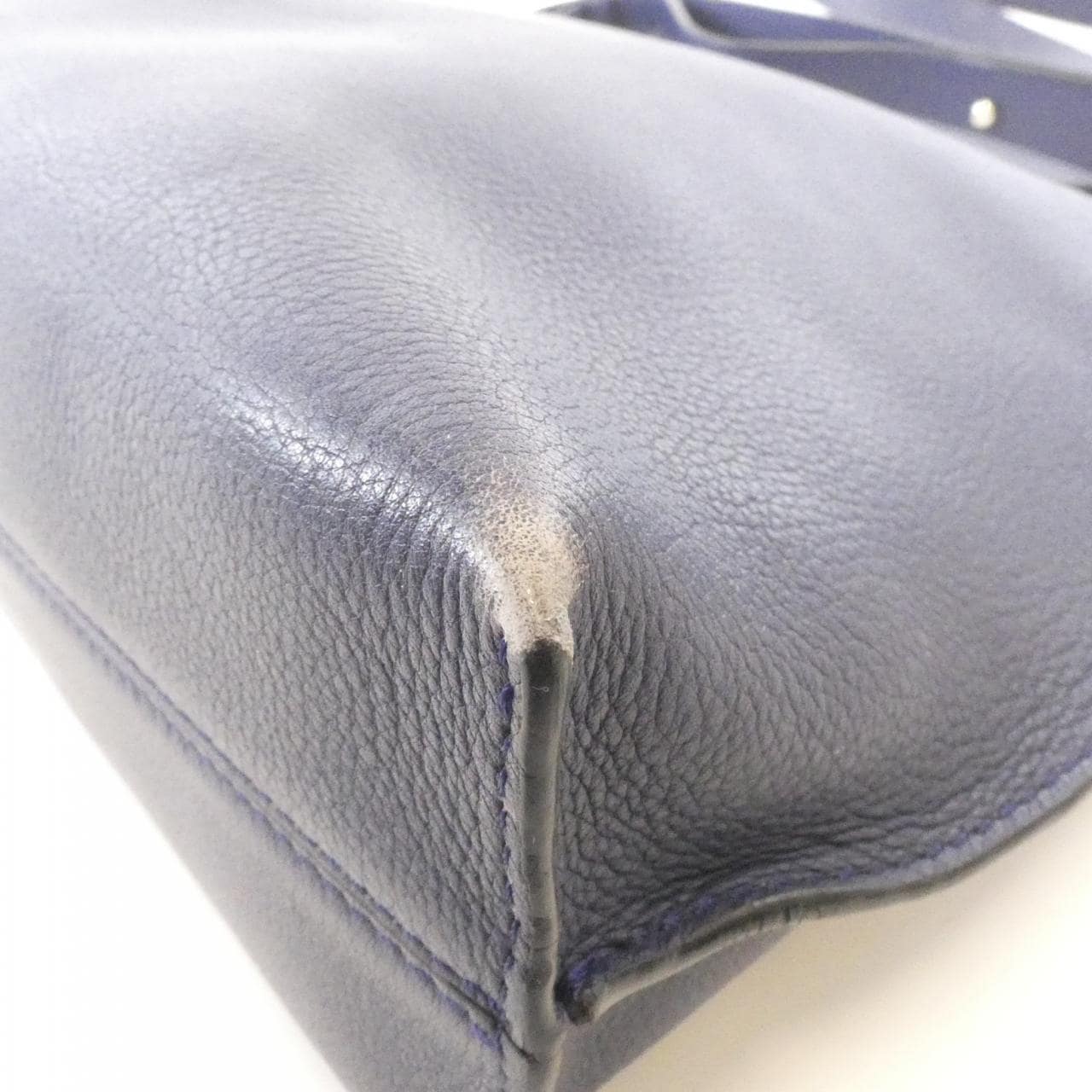 LOEWE 316 36 P37 Shoulder Bag Navy Rank B - Thumbnail 3