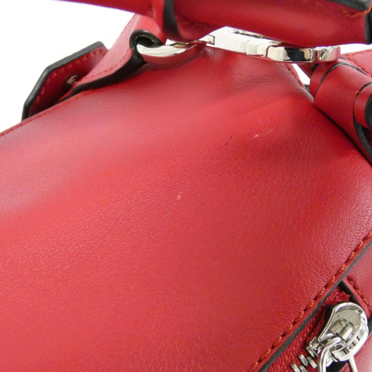 LOEWE Balloon 326 30 K74 Bag 紅色 中古品A - 縮圖 5