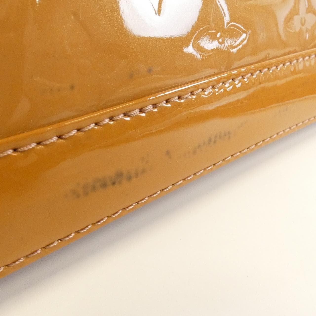 LOUIS VUITTON Alma M91585 Bag Vernis 黑色 Vernis 中古品A - 縮圖 4