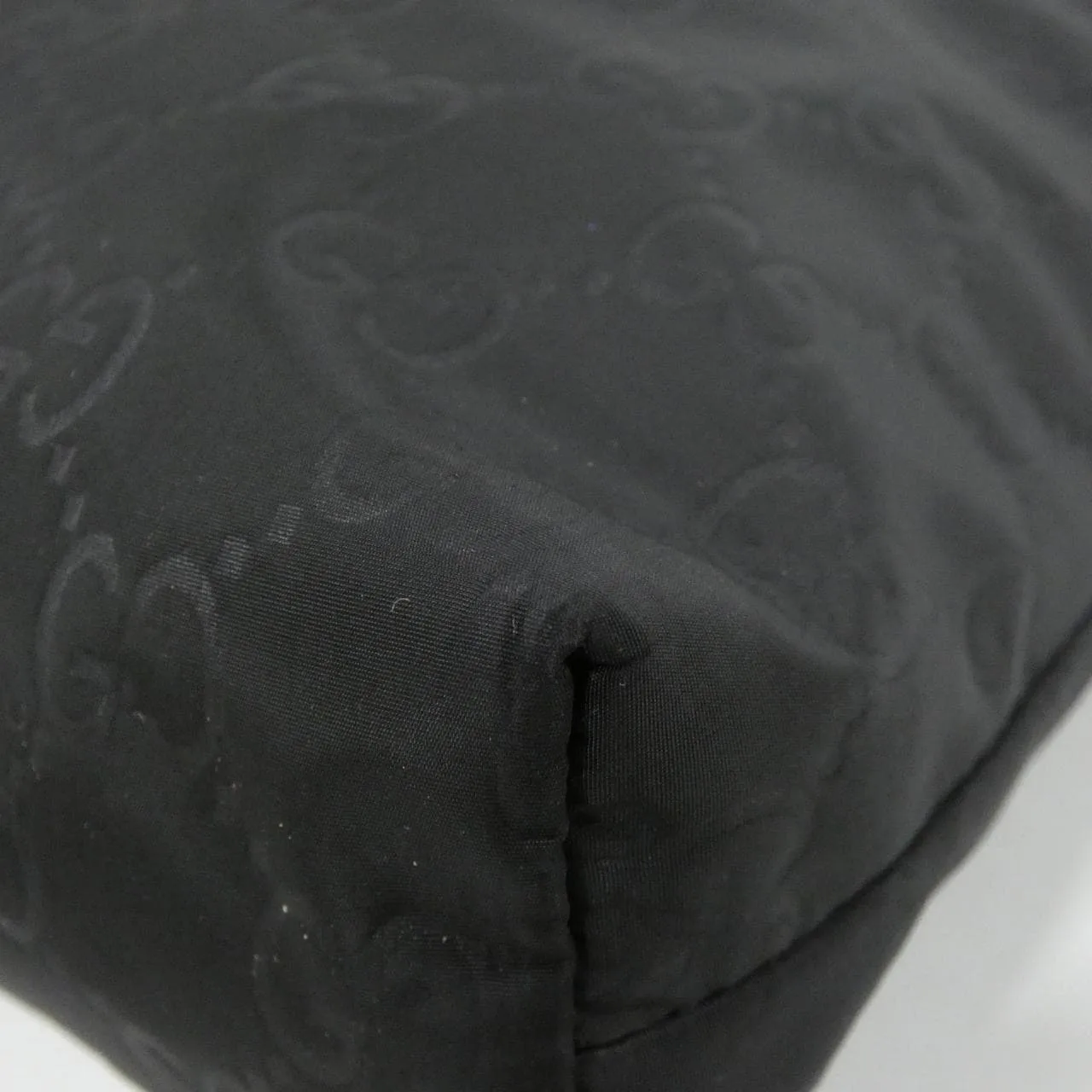 GUCCI 510342 K28BN Shoulder Nylon 黑色 尼龍 中古品A - 縮圖 3