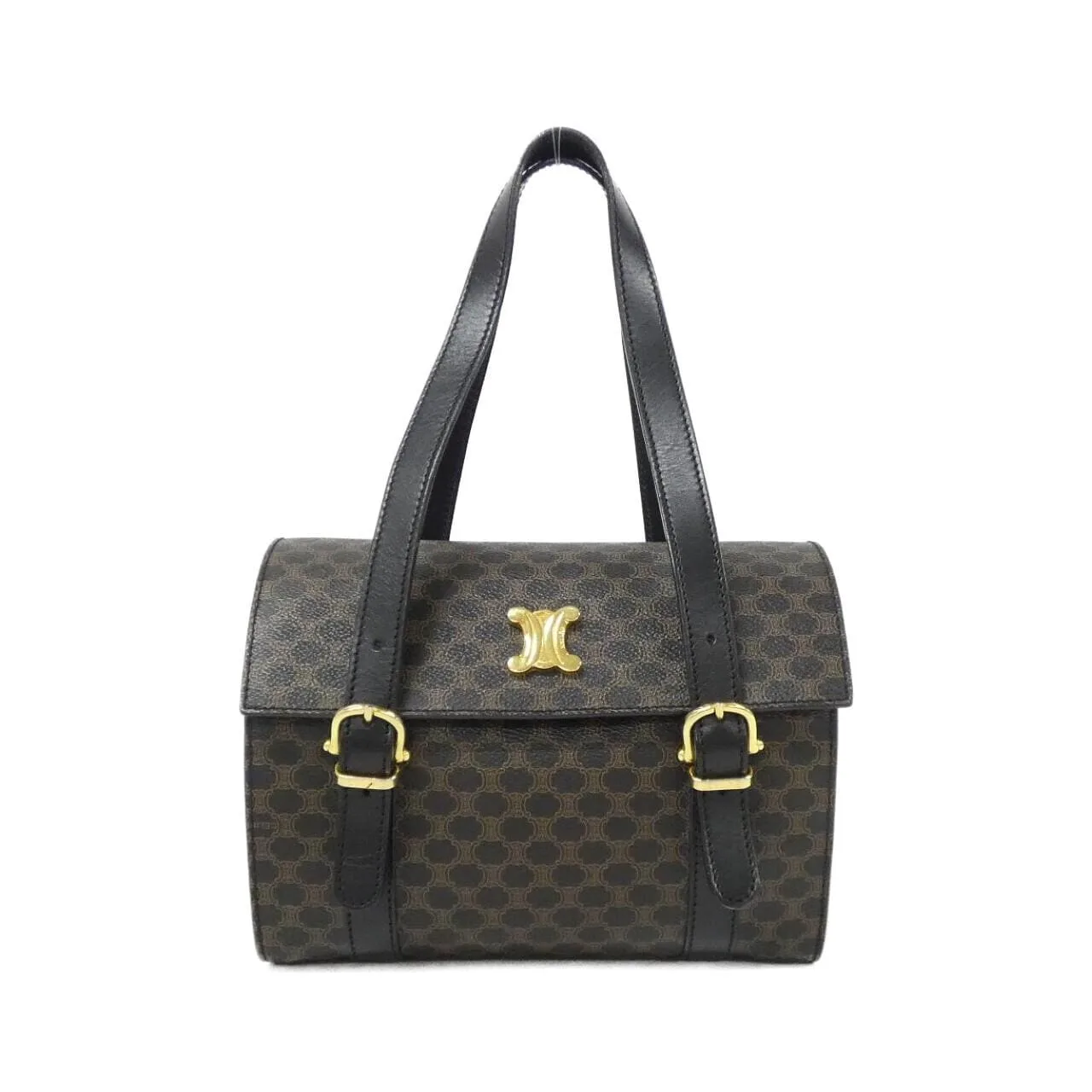 CELINE Handbag Canvas Black