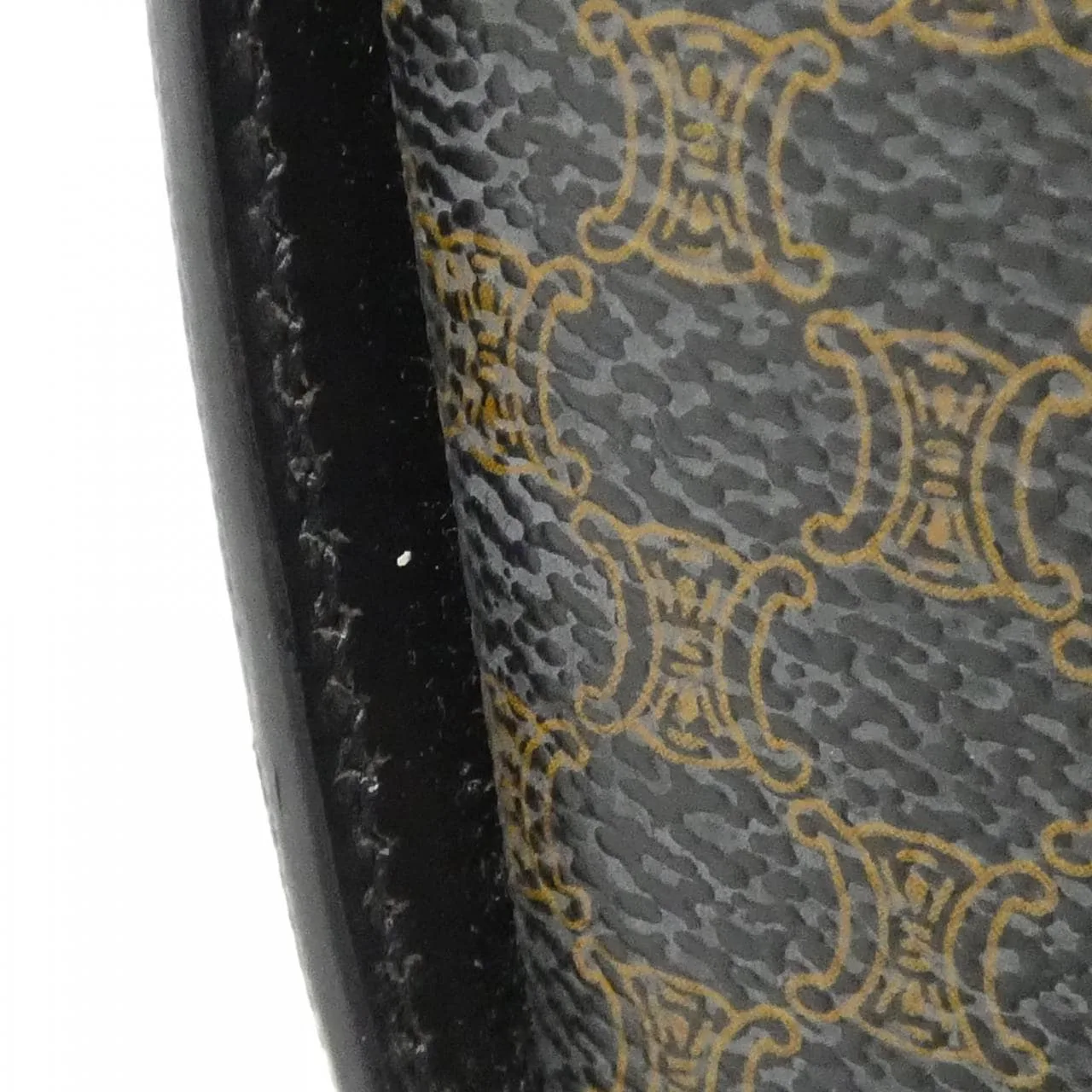 CELINE Handbag Canvas 黑色 帆布 中古品A - 縮圖 7