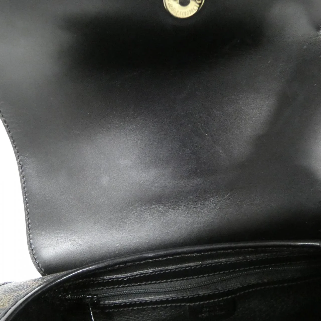 CELINE Handbag Canvas 黑色 帆布 中古品A - 縮圖 10