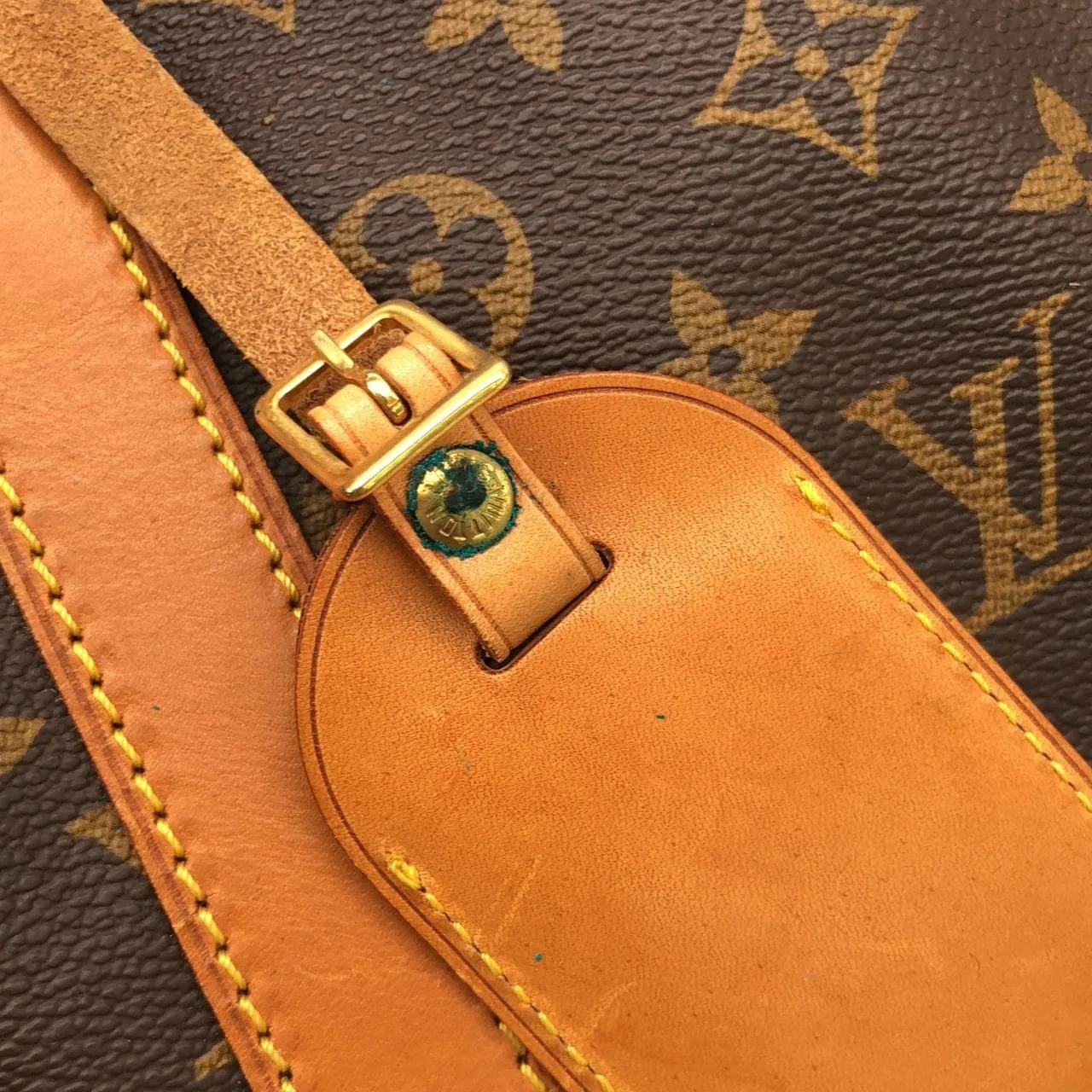 LOUIS VUITTON Keepall M41422 Boston Monogram Black Monogram - Thumbnail 7