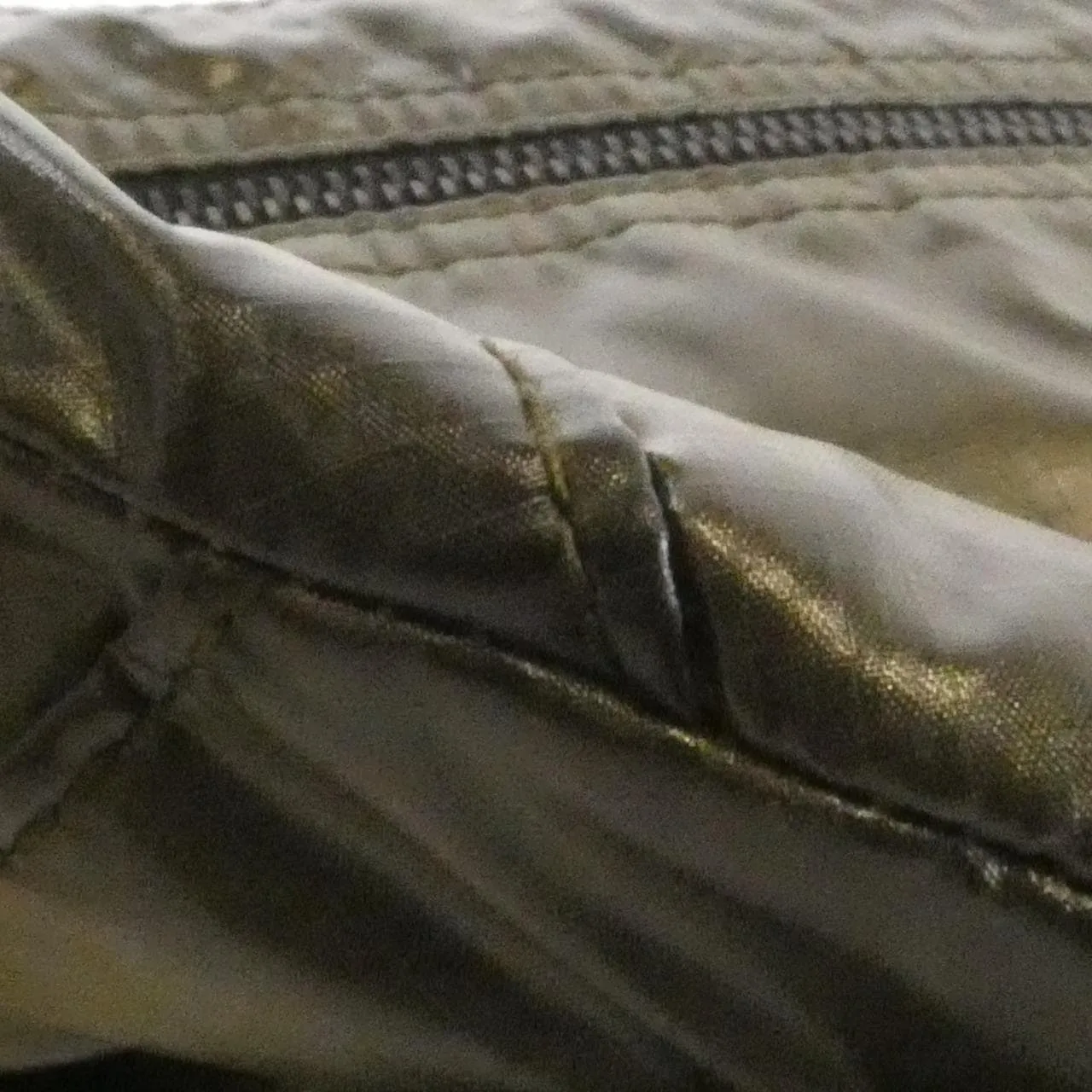 SAINT LAURENT 581375 Belt Nylon 黑色 尼龍 中古品A - 縮圖 4