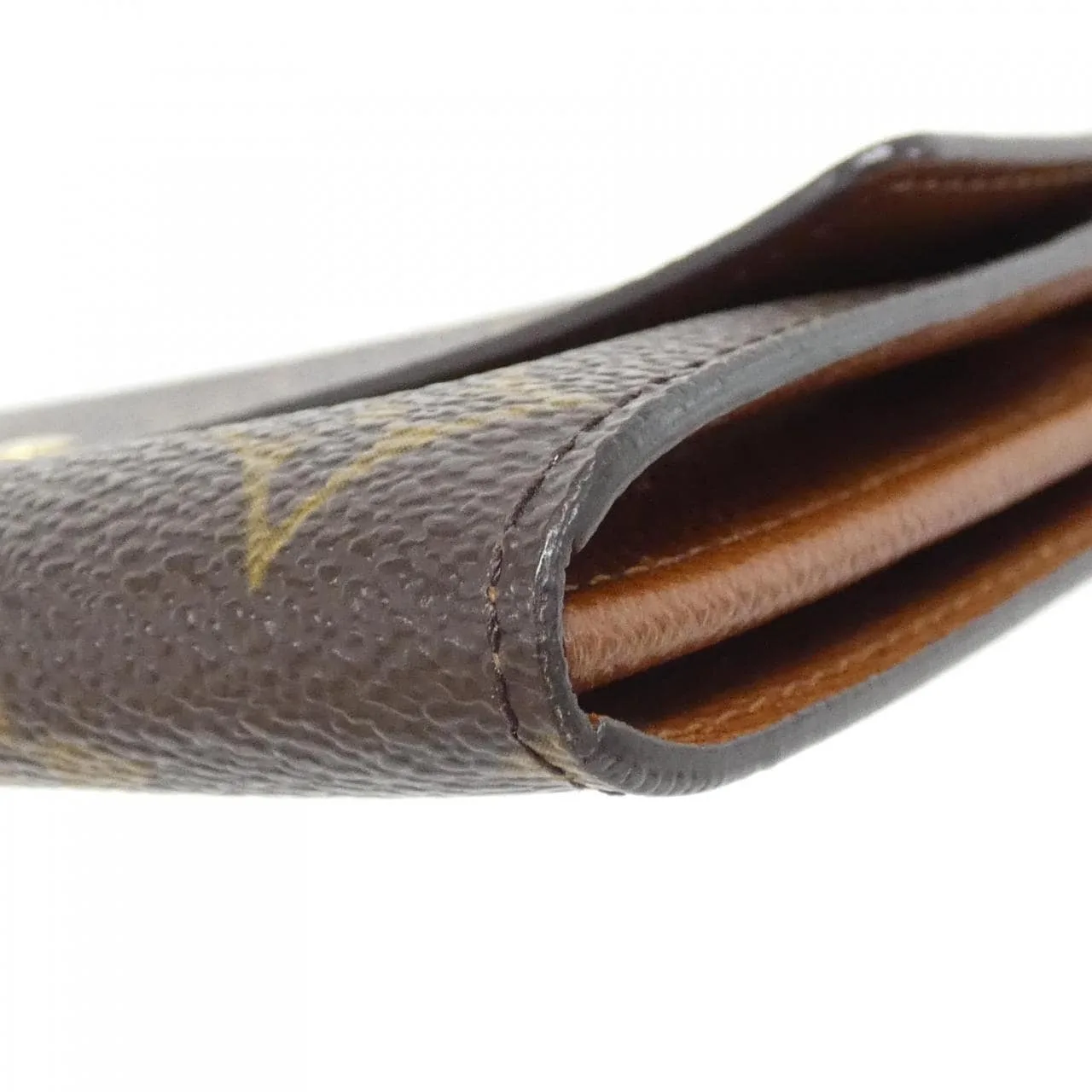 LOUIS VUITTON M61725 Wallet Monogram 黑色 Monogram 中古品A - 縮圖 3