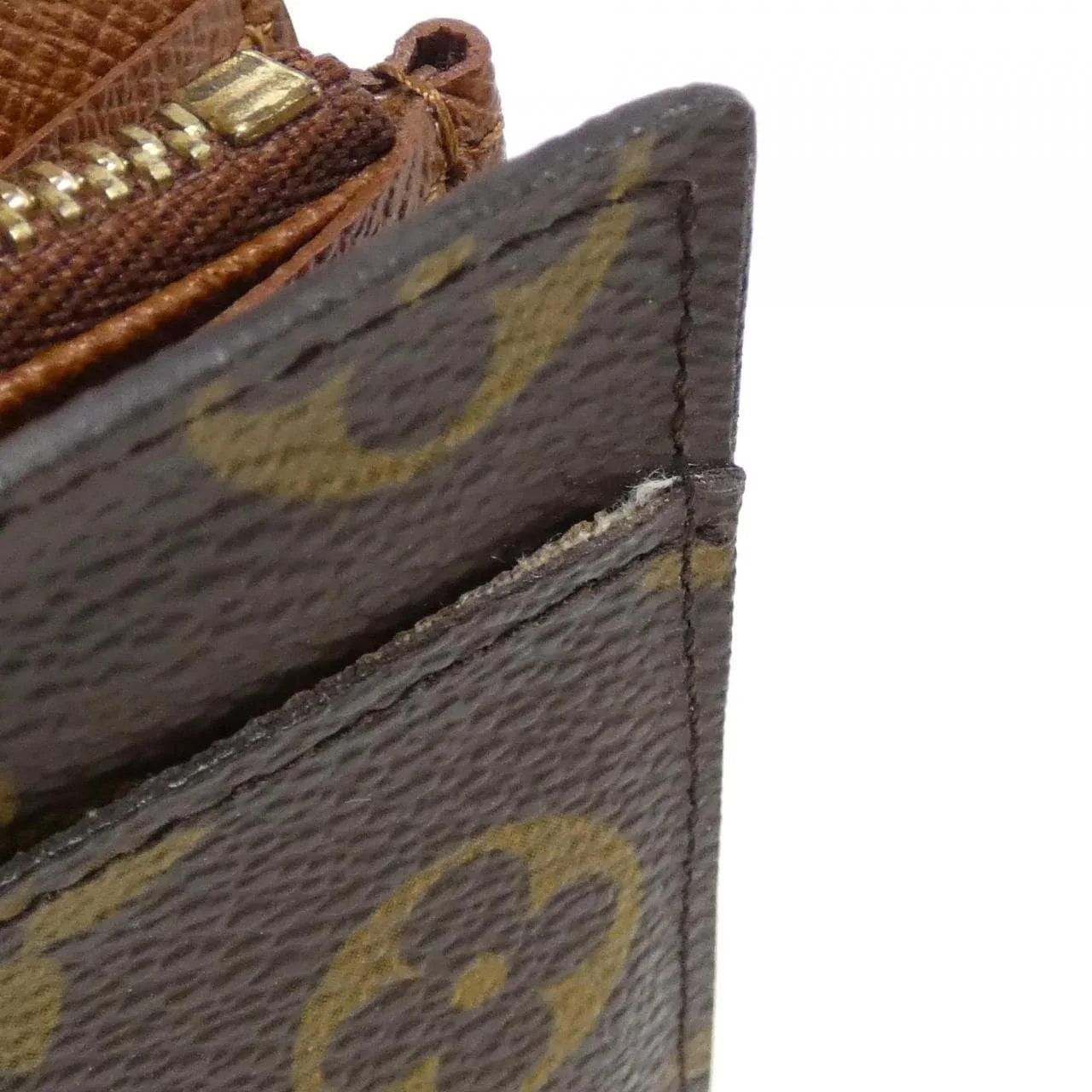 LOUIS VUITTON M61725 Wallet Monogram 黑色 Monogram 中古品A - 縮圖 5