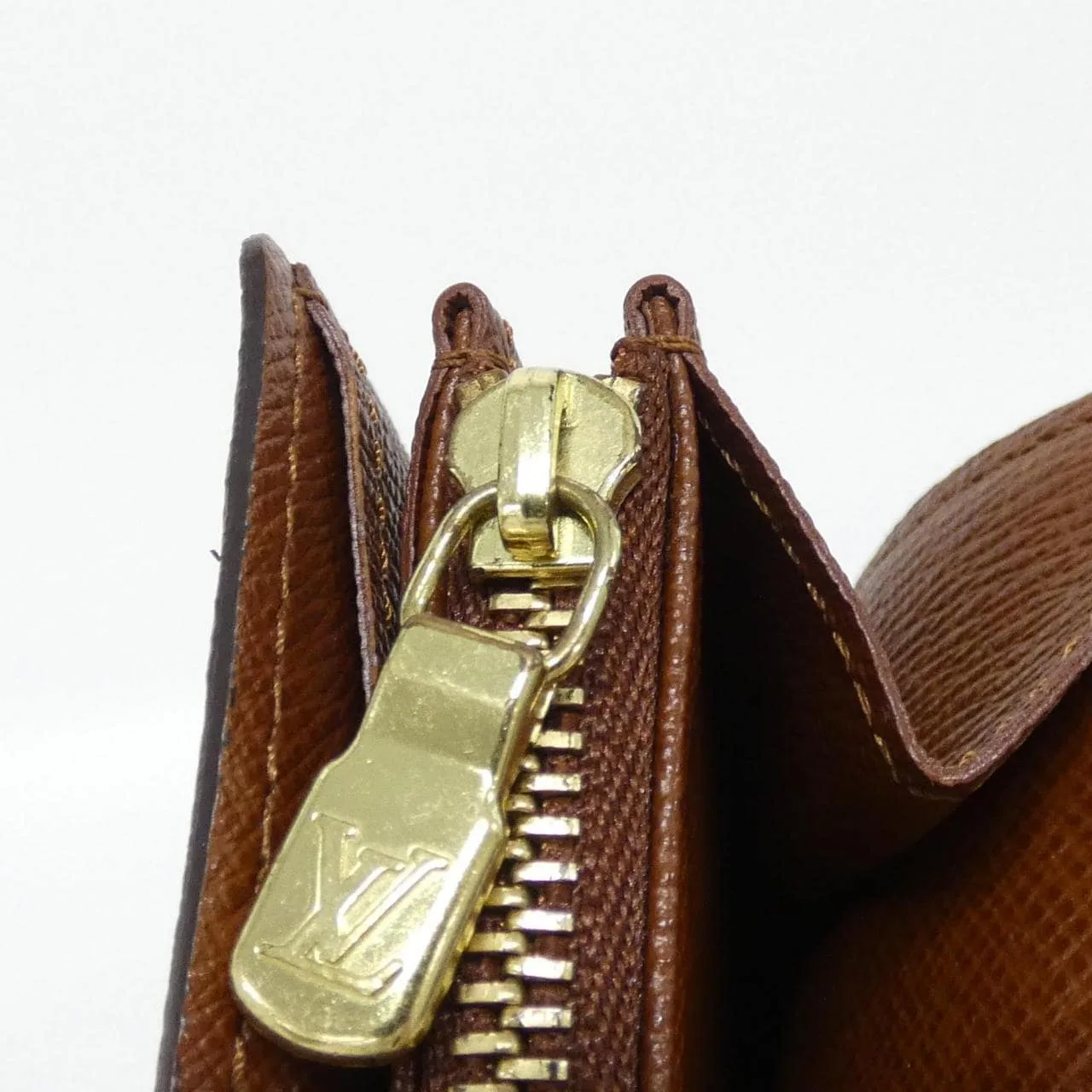 LOUIS VUITTON M61725 Wallet Monogram 黑色 Monogram 中古品A - 縮圖 6