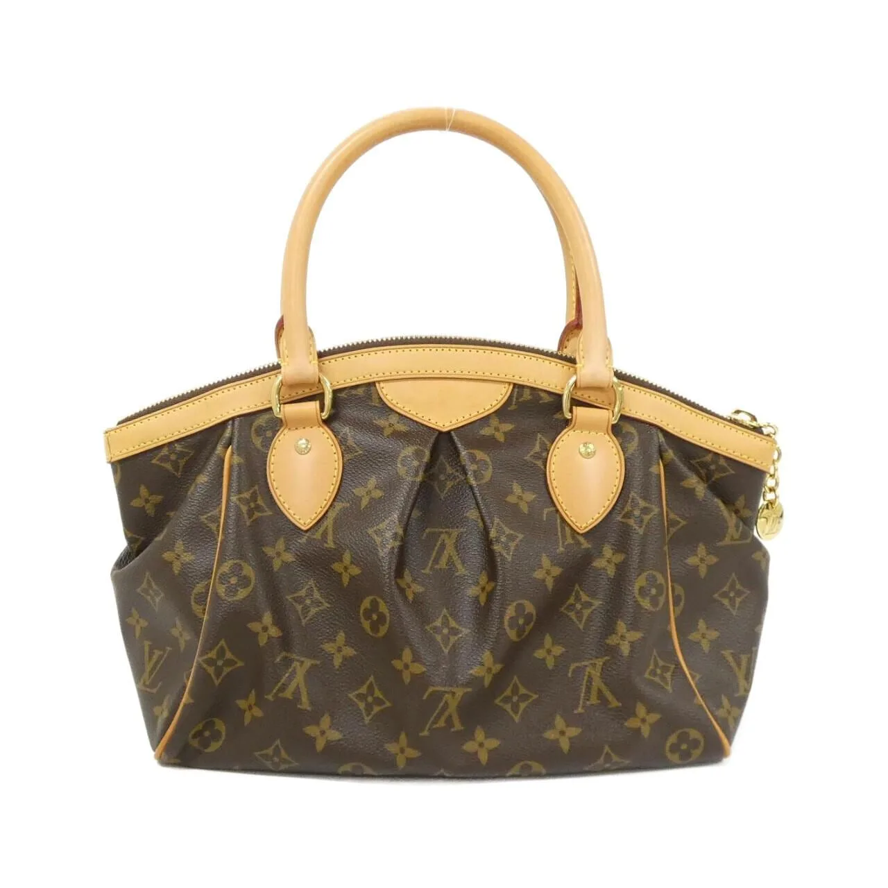 LOUIS VUITTON M40143 Handbag Monogram 黑色 Monogram 中古品A - 縮圖 2