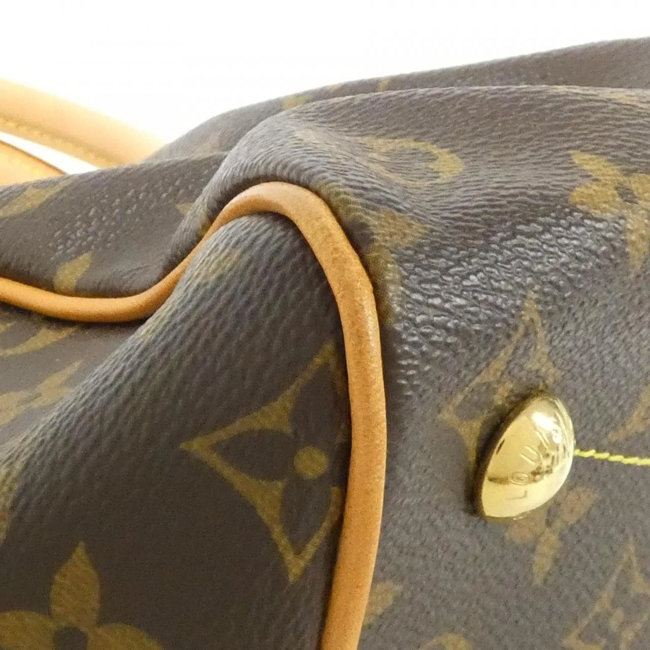LOUIS VUITTON M40143 Handbag Monogram 黑色 Monogram 中古品A - 縮圖 3