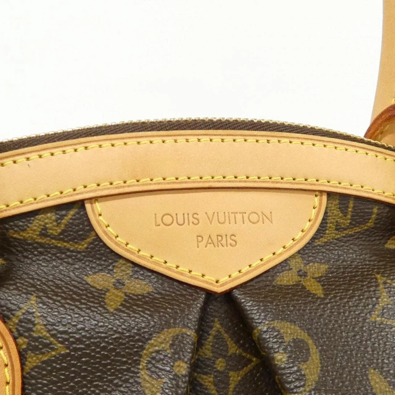LOUIS VUITTON M40143 Handbag Monogram 黑色 Monogram 中古品A - 縮圖 4