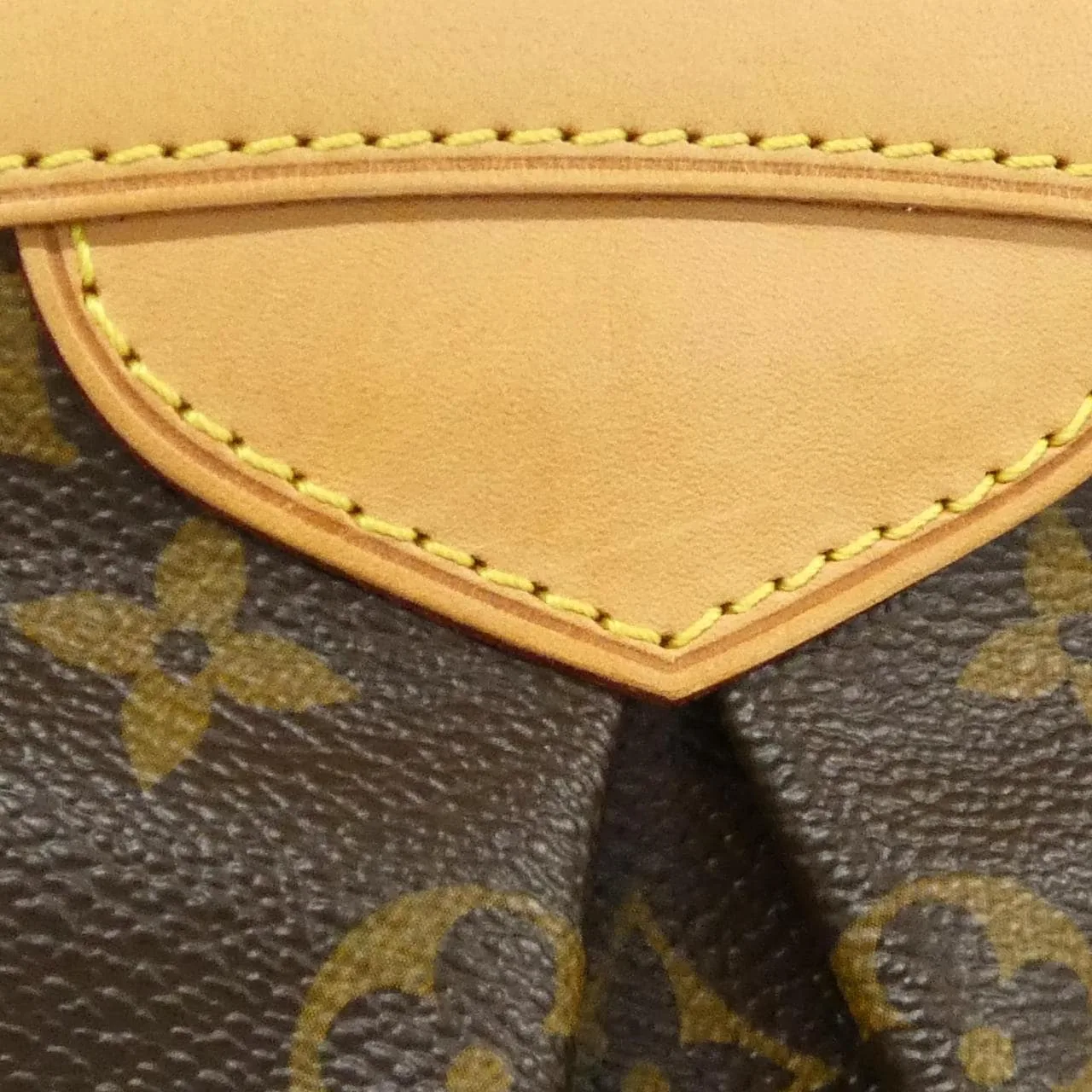 LOUIS VUITTON M40143 Handbag Monogram 黑色 Monogram 中古品A - 縮圖 5