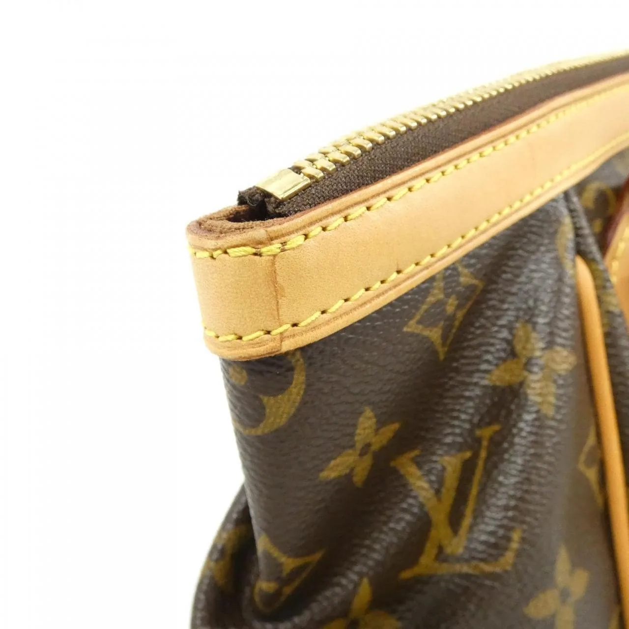 LOUIS VUITTON M40143 Handbag Monogram 黑色 Monogram 中古品A - 縮圖 6