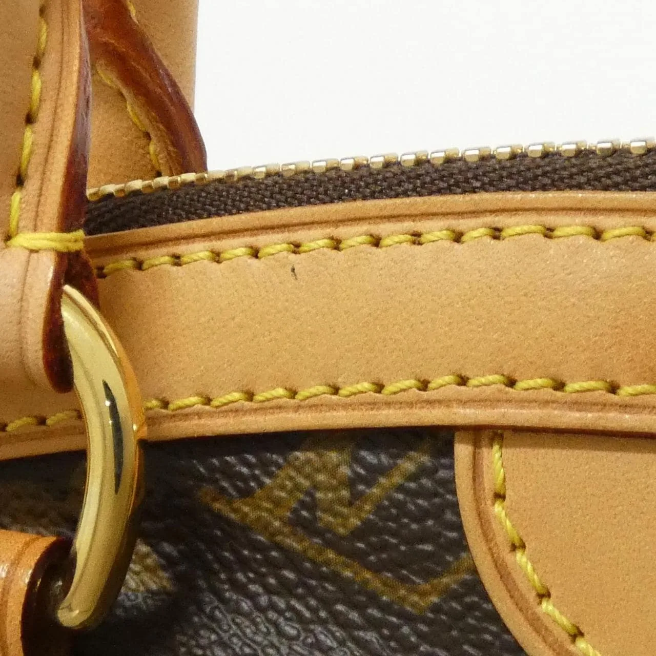 LOUIS VUITTON M40143 Handbag Monogram 黑色 Monogram 中古品A - 縮圖 7