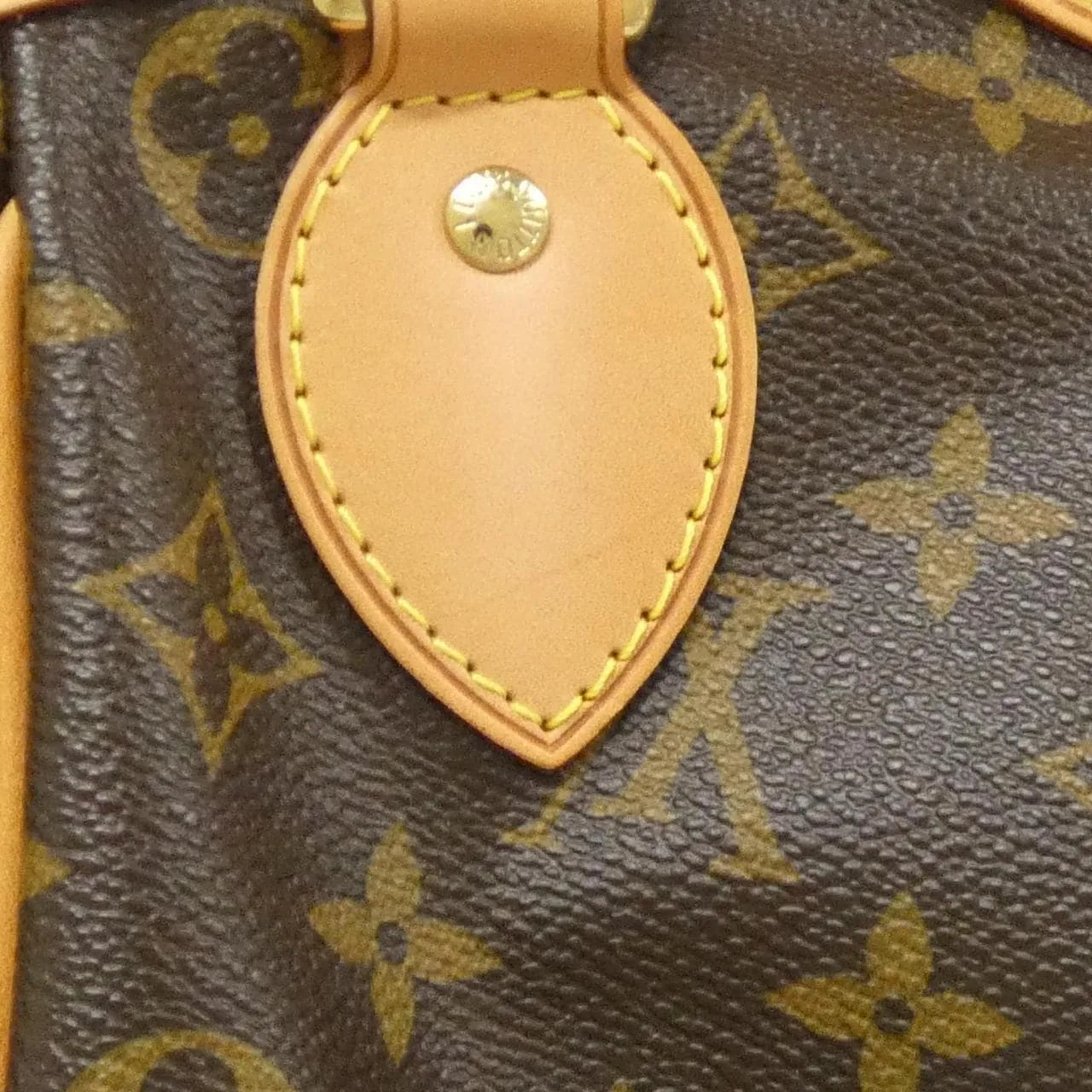 LOUIS VUITTON M40143 Handbag Monogram 黑色 Monogram 中古品A - 縮圖 8