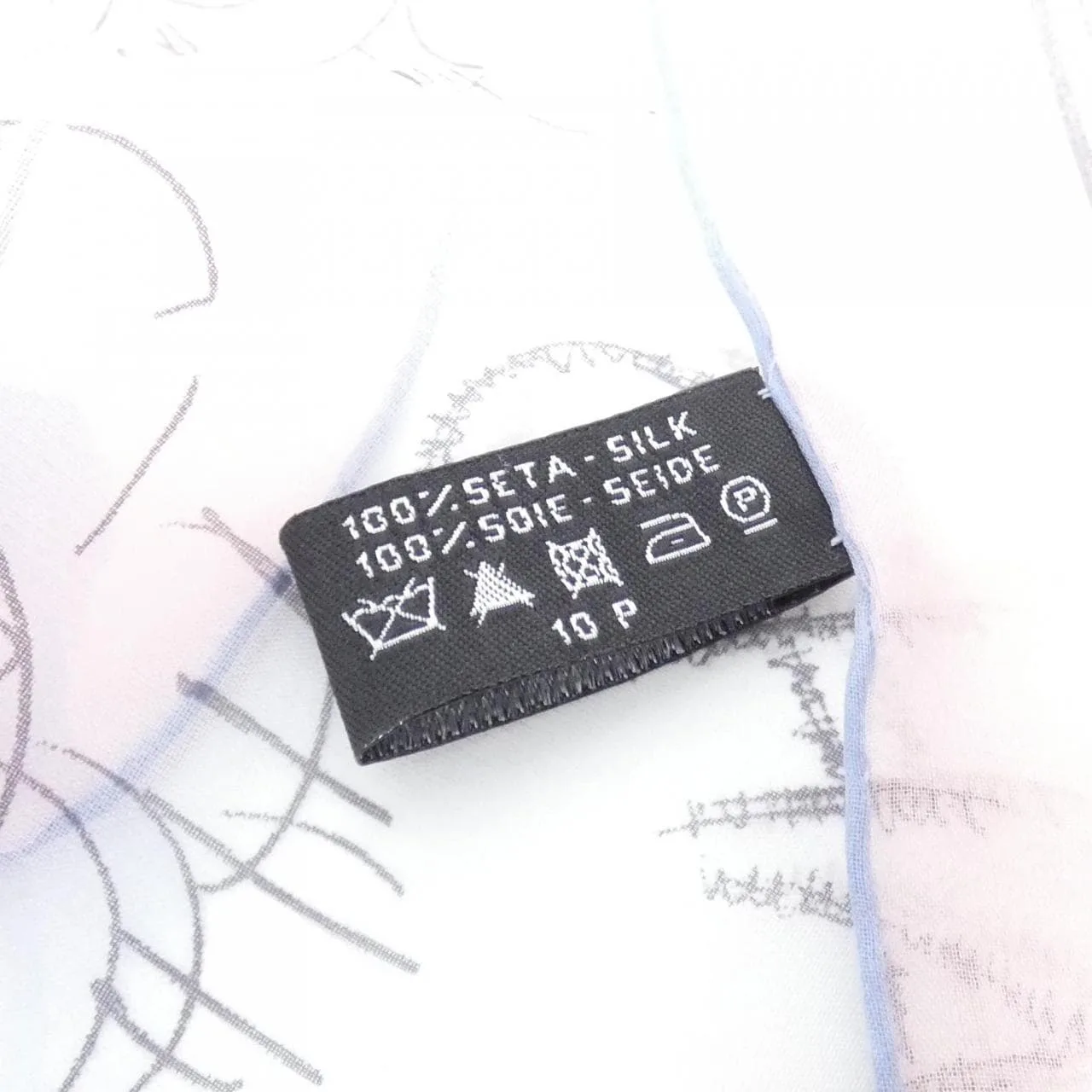 CHANEL Scarf White Rank A - Thumbnail 4