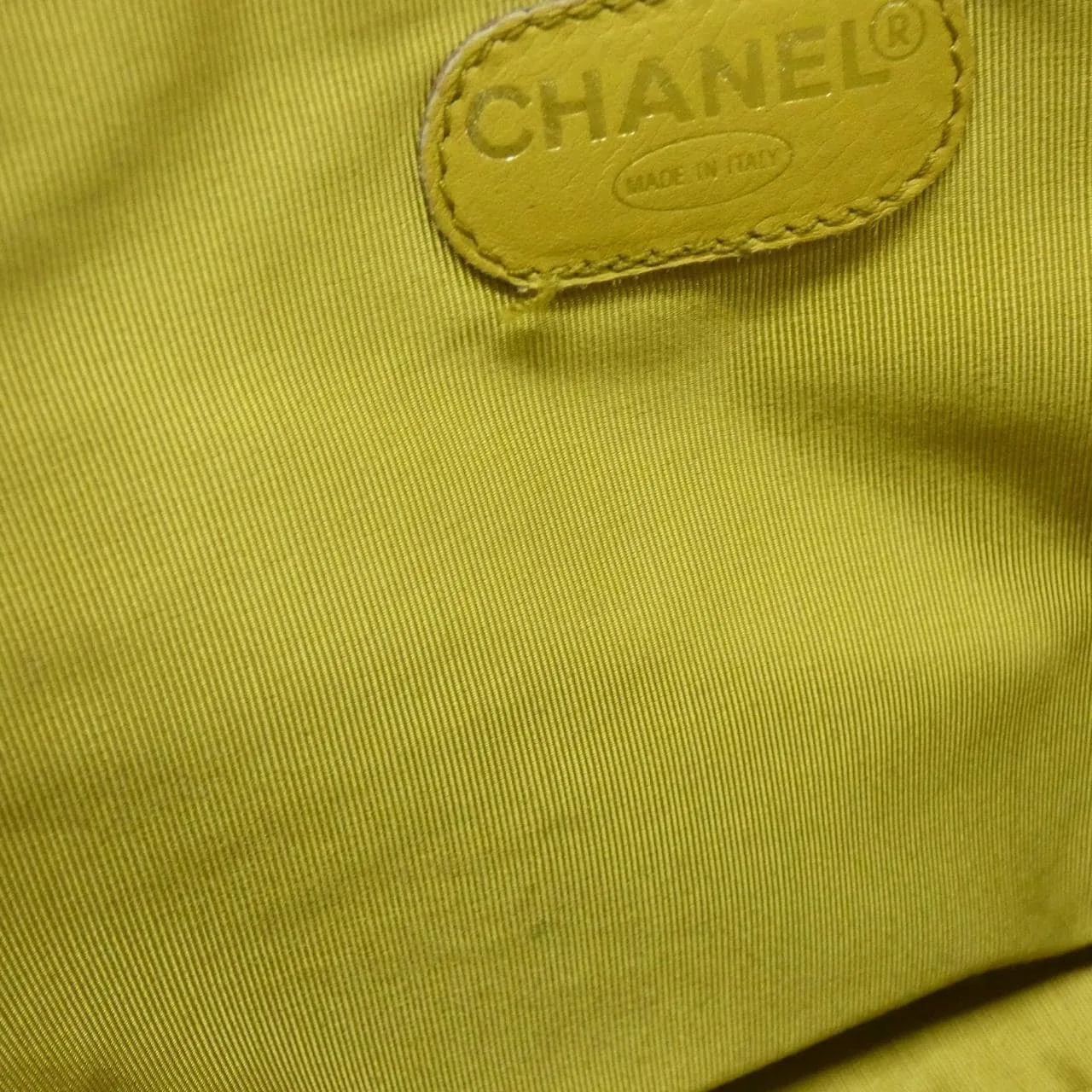 CHANEL 08913 Handbag Grained Calfskin Green Grained Calfskin Rank A - Thumbnail 9