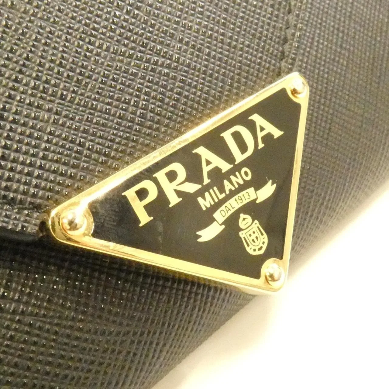 PRADA 1MF034 Wallet 黑色 中古品A - 縮圖 4