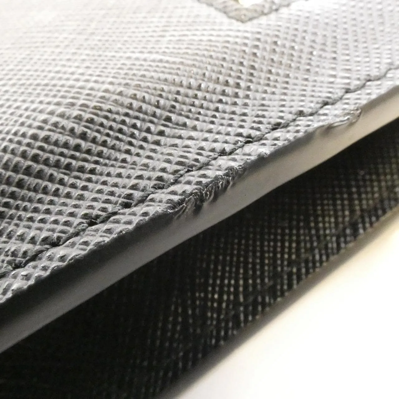 PRADA 1MF034 Wallet 黑色 中古品A - 縮圖 5