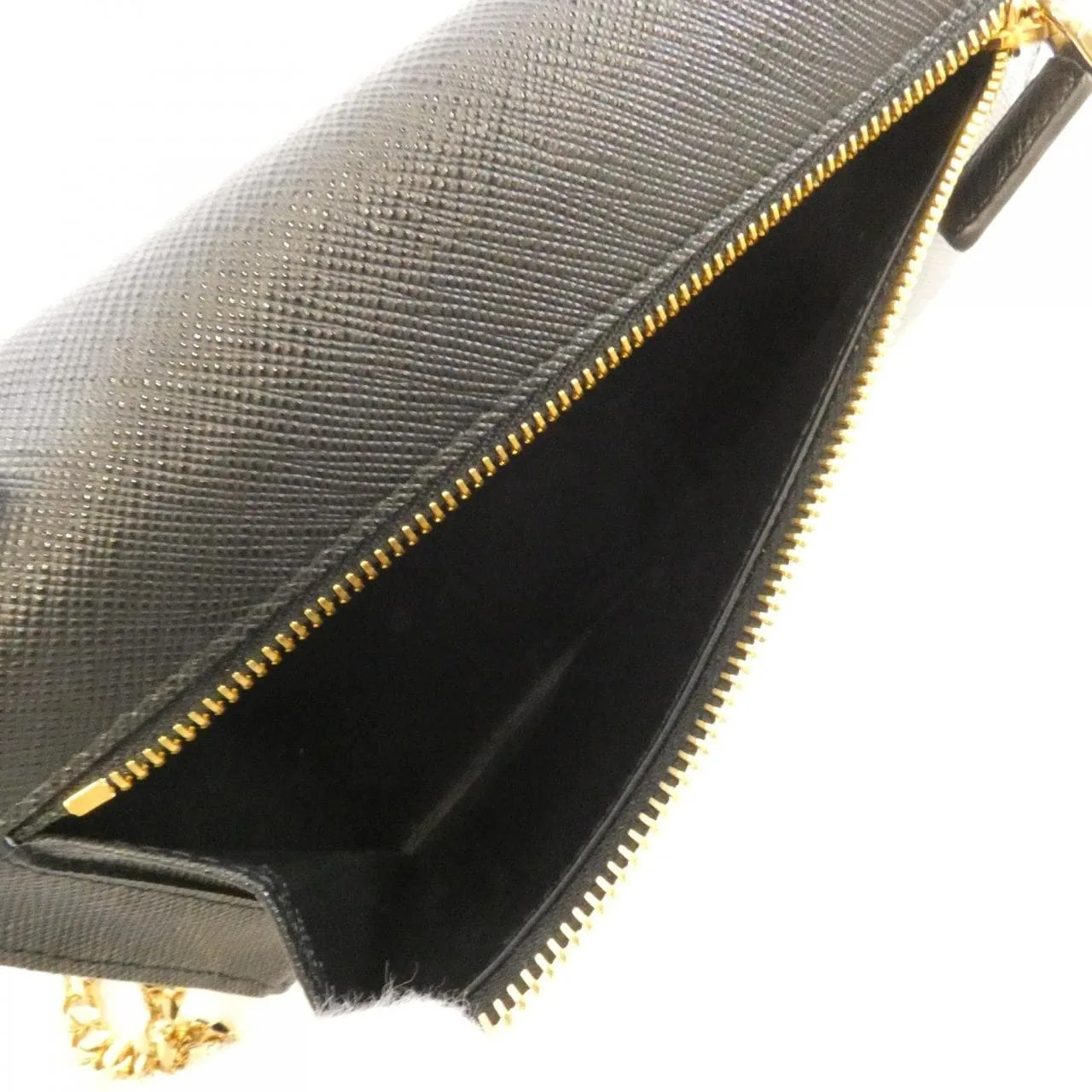 PRADA 1MF034 Wallet 黑色 中古品A - 縮圖 8