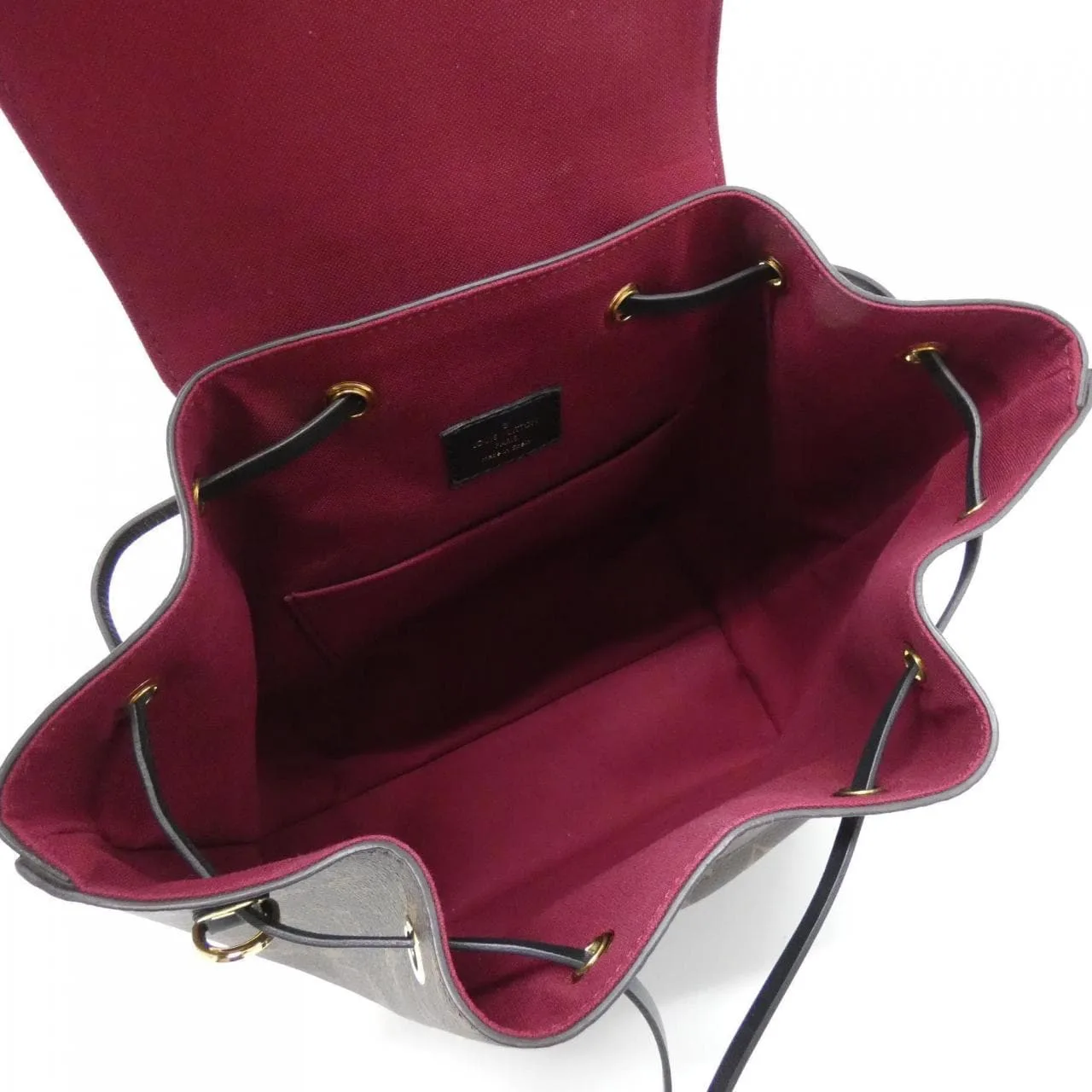 LOUIS VUITTON Montsouris M45515 Backpack Monogram 黑色 Monogram 中古品A - 縮圖 6