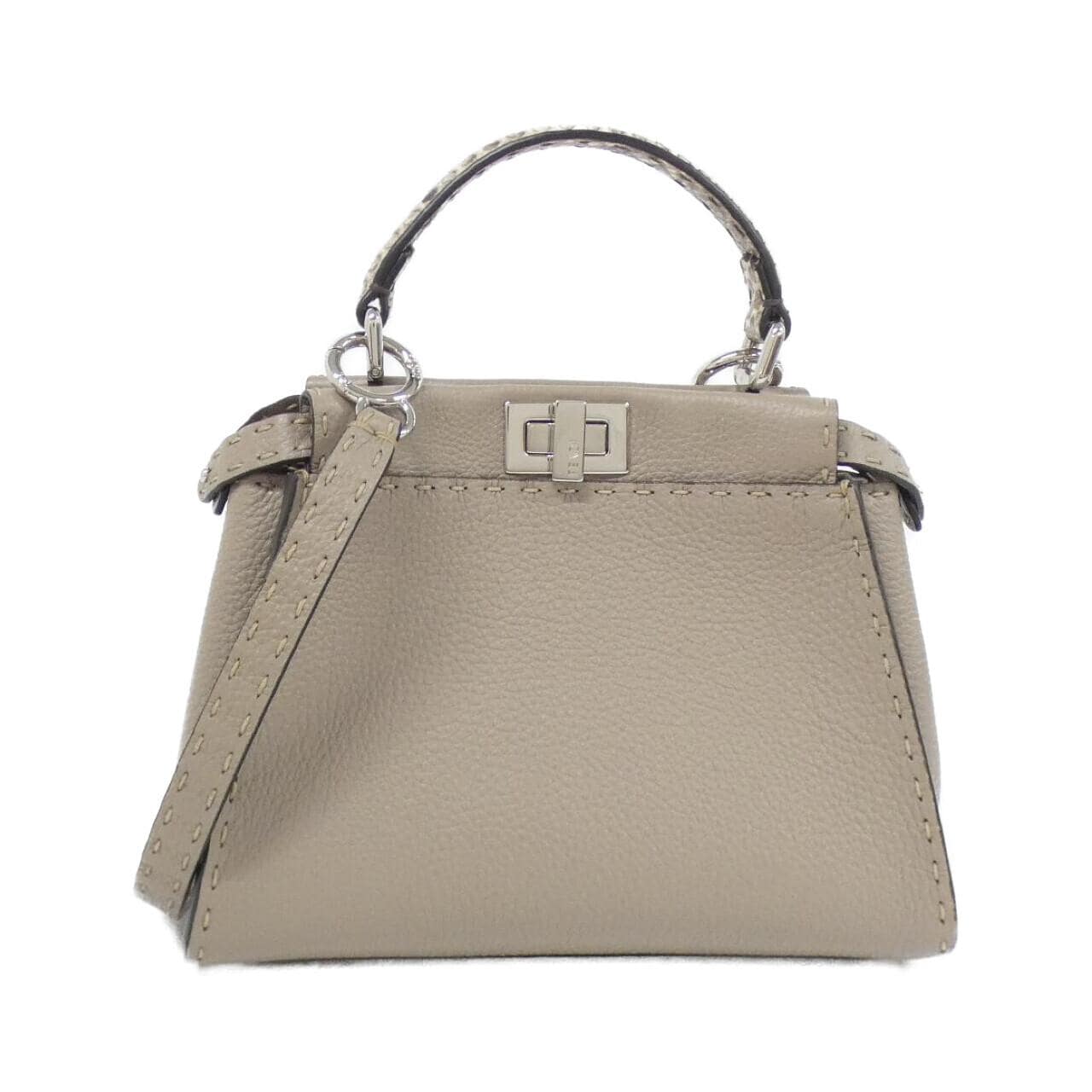 FENDI Peekaboo 8BN244 N8K Bag Python