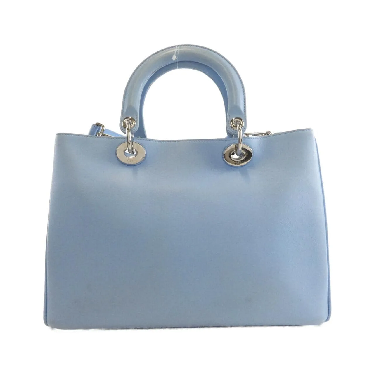 DIOR M0902PSKY Handbag Leather 黑色 皮革 中古品B - 縮圖 2