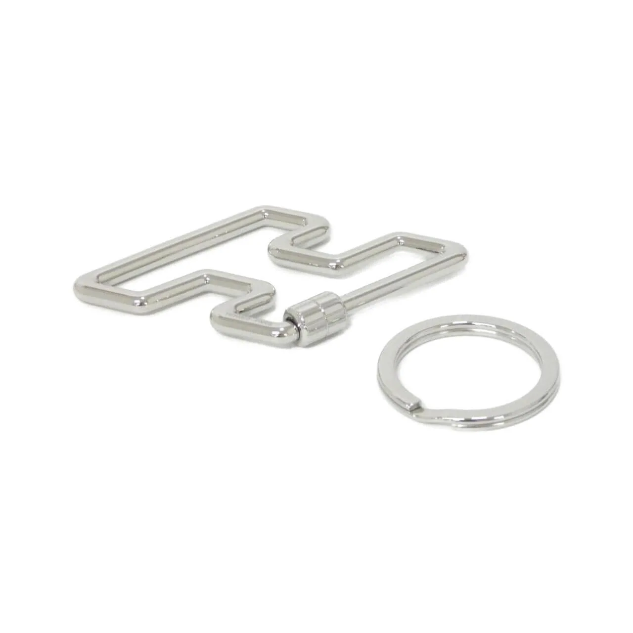 HERMES 077245FJ Key Case 銀色 中古品A - 縮圖 2