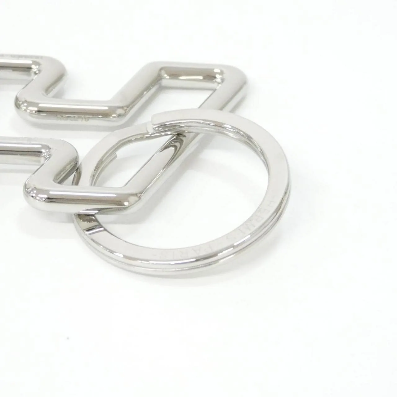 HERMES 077245FJ Key Case 銀色 中古品A - 縮圖 3