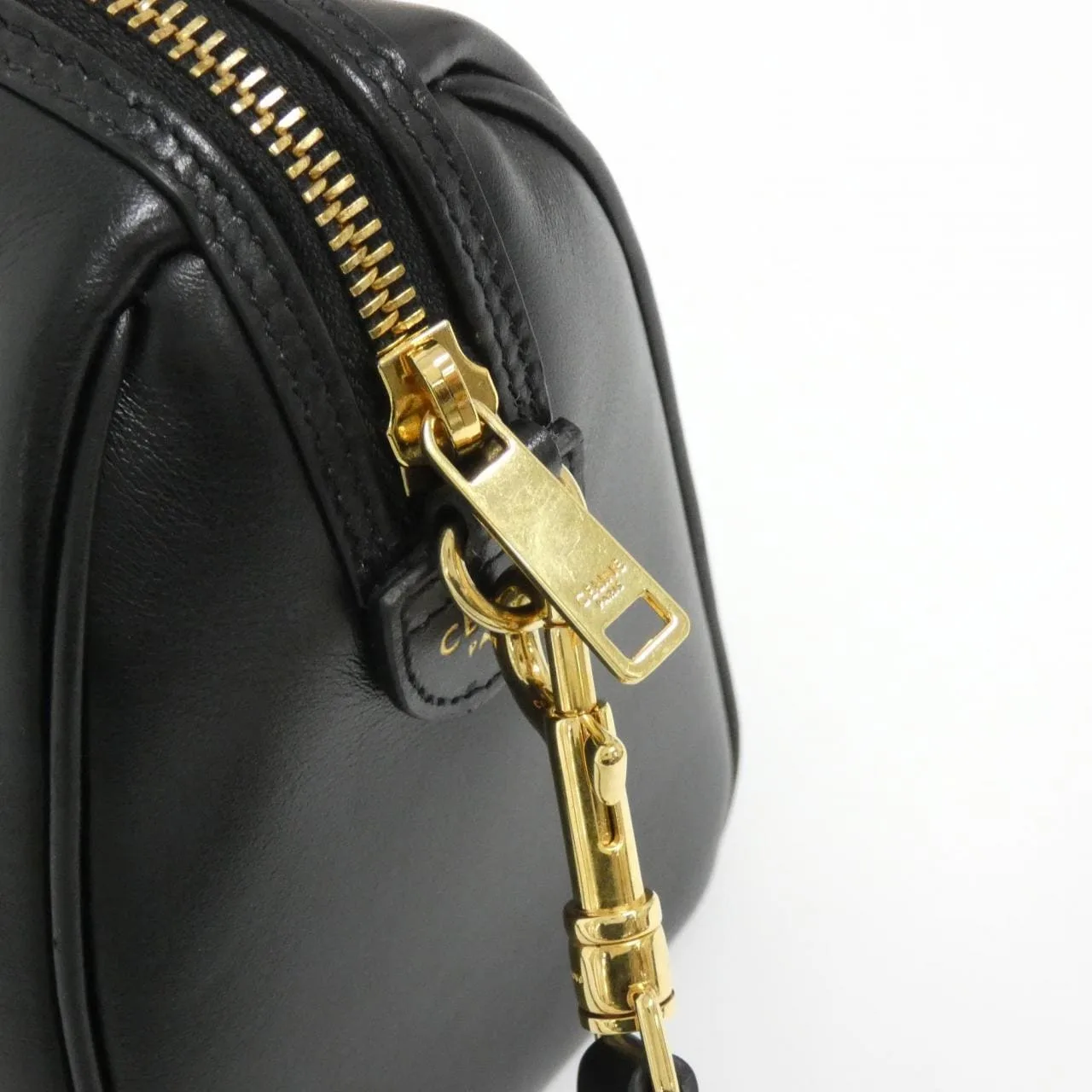 CELINE Triomphe 197583DU3 Boston 黑色 中古品A - 縮圖 7