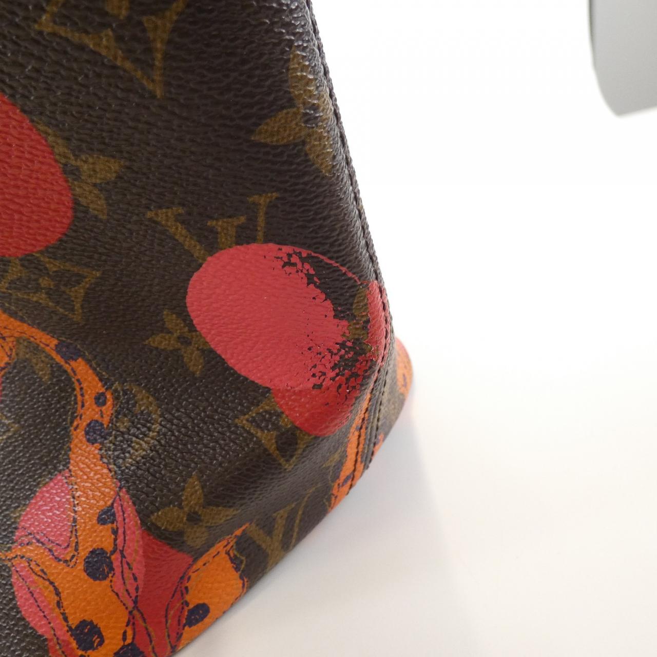 LOUIS VUITTON Neverfull M41603 Bag Monogram 黑色 Monogram 中古品B - 縮圖 3