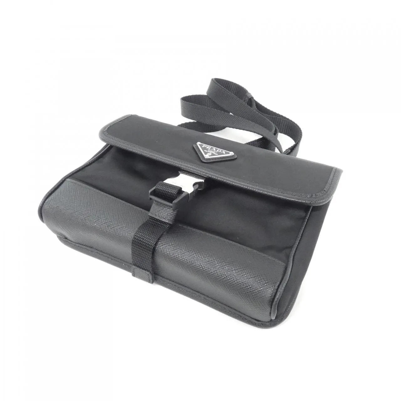 PRADA 2ZH108 Wallet 黑色 中古品A - 縮圖 3