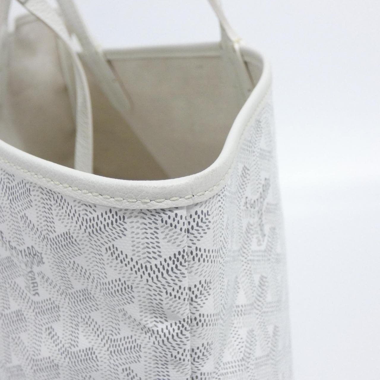 GOYARD Saint Louis AMA LOUIS PM Bag Canvas White Canvas - Thumbnail 4