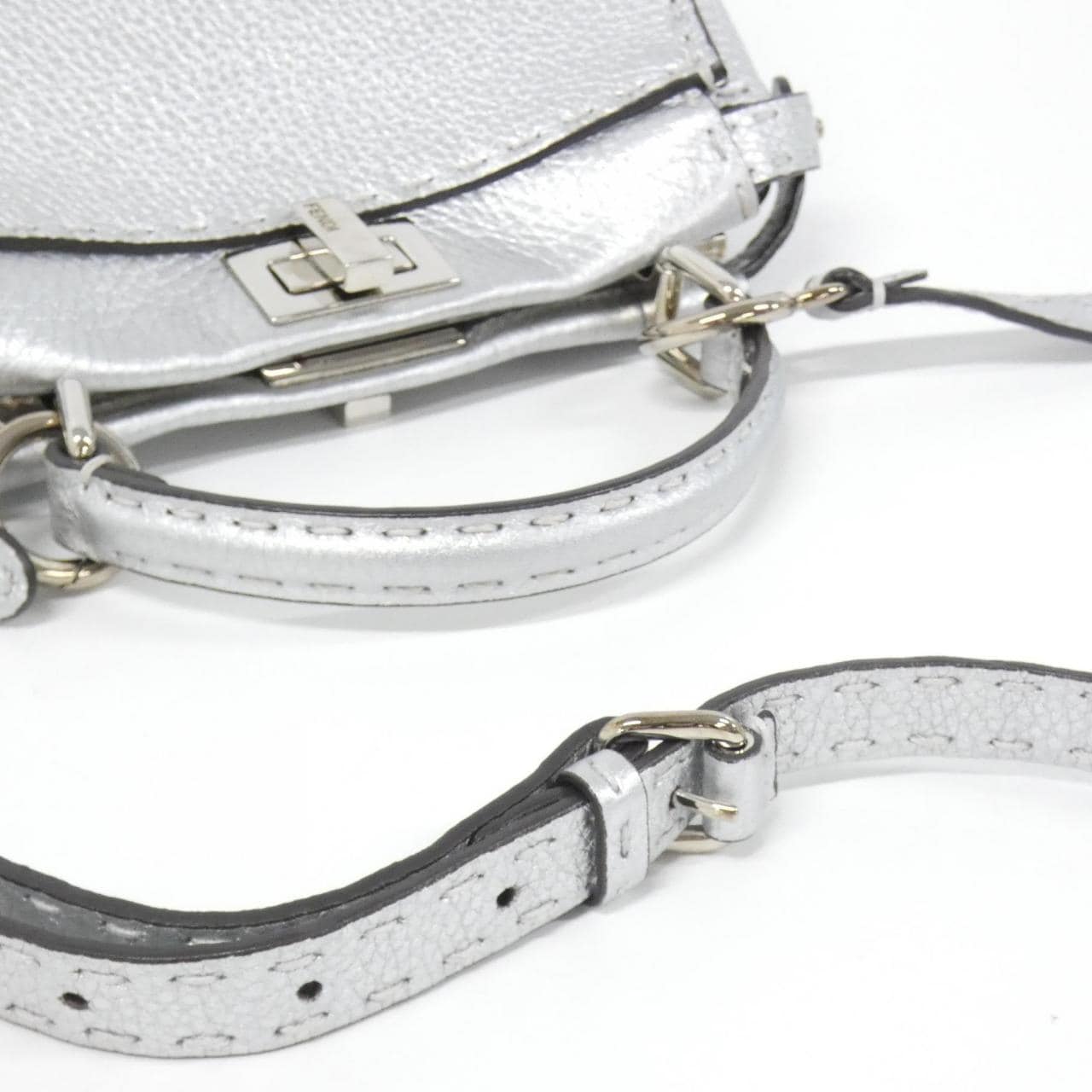 FENDI Peekaboo 8BN244 5QG Bag 黑色 中古品A - 縮圖 6