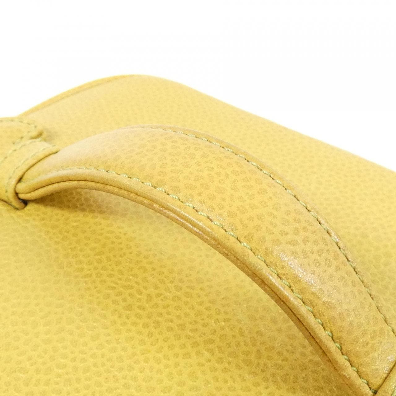 CHANEL 1998 Handbag Grained Calfskin Yellow Grained Calfskin - Thumbnail 5