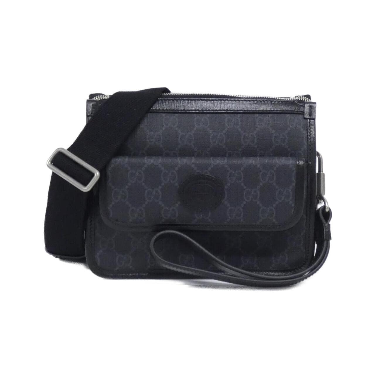 GUCCI 674164 92THN Shoulder Bag Canvas Black