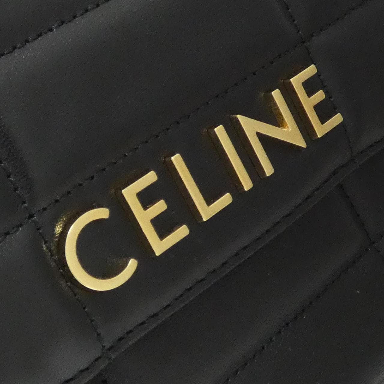CELINE 111273EPZ Shoulder Bag 黑色 中古品A - 縮圖 4