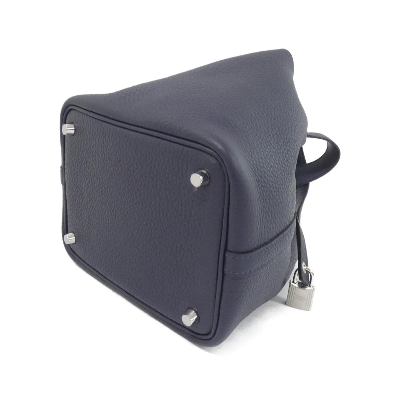 HERMES HERMÈS Picotin 056289CK Bag Clemence 藍色 Clemence 皮 中古品A - 縮圖 2