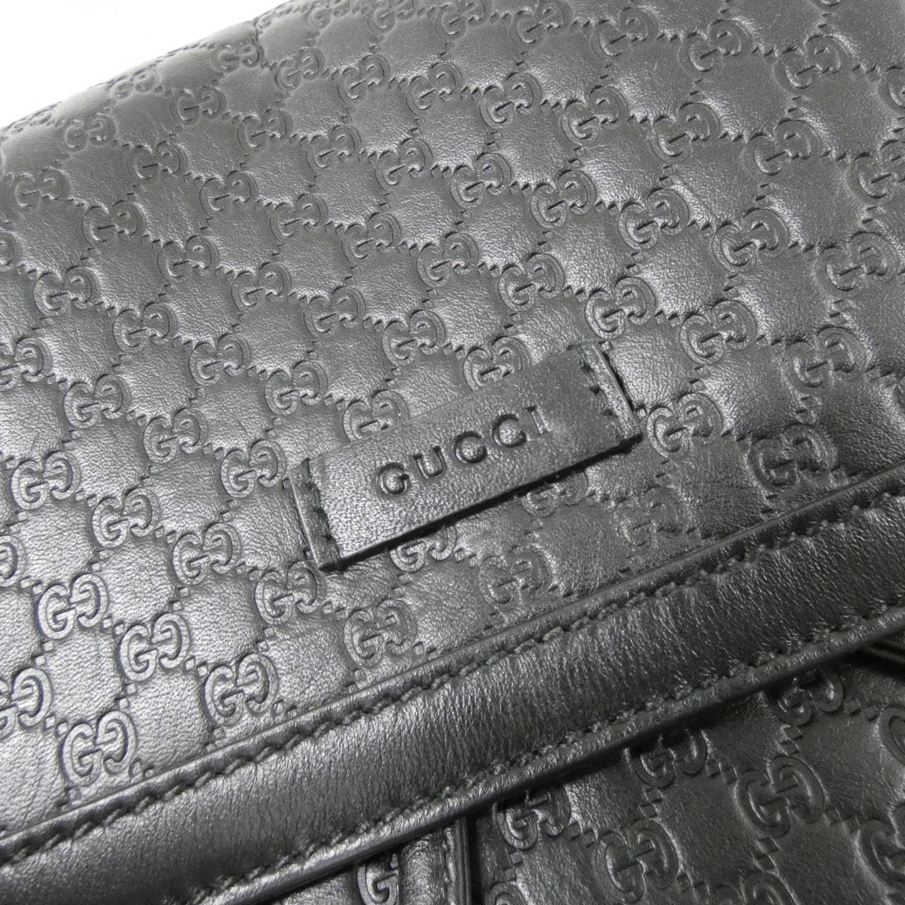 GUCCI 607993 BMJ1G Backpack Leather Black Leather - Thumbnail 4