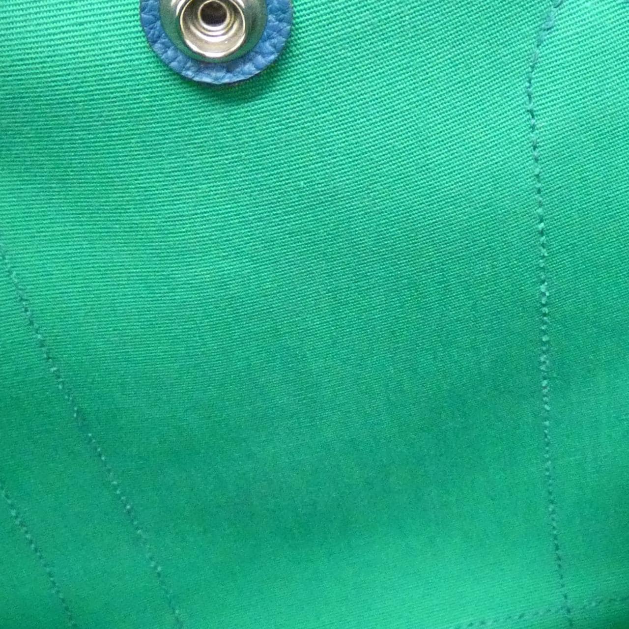 HERMES Garden Party HERMÈS 051551CK Bag Blue Rank A - Thumbnail 6